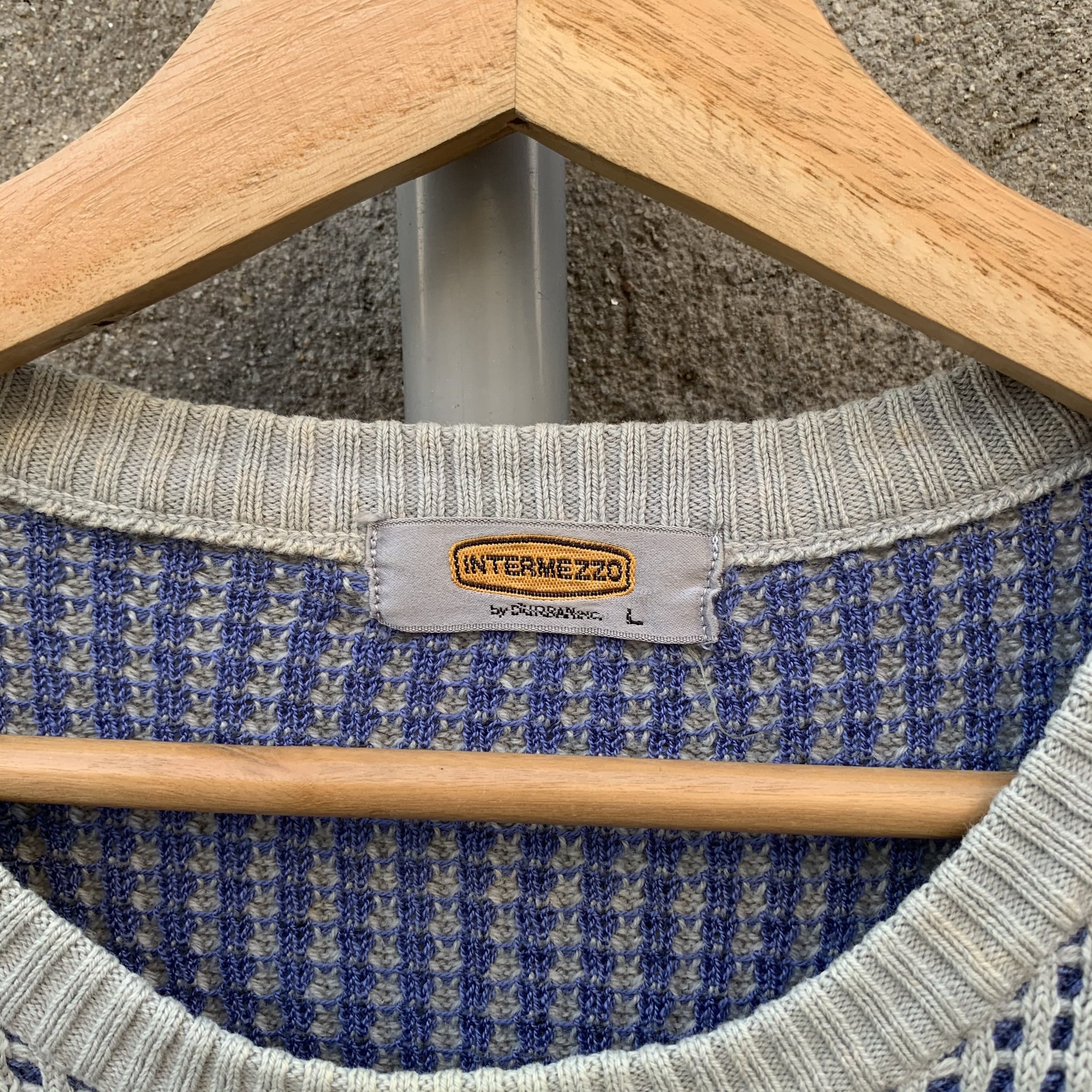 Aran Isles Knitwear Intermizzo By D’Urban Knit Jumper Honeycomb Sweater Size US L / EU 52-54 / 3 - 5 Thumbnail