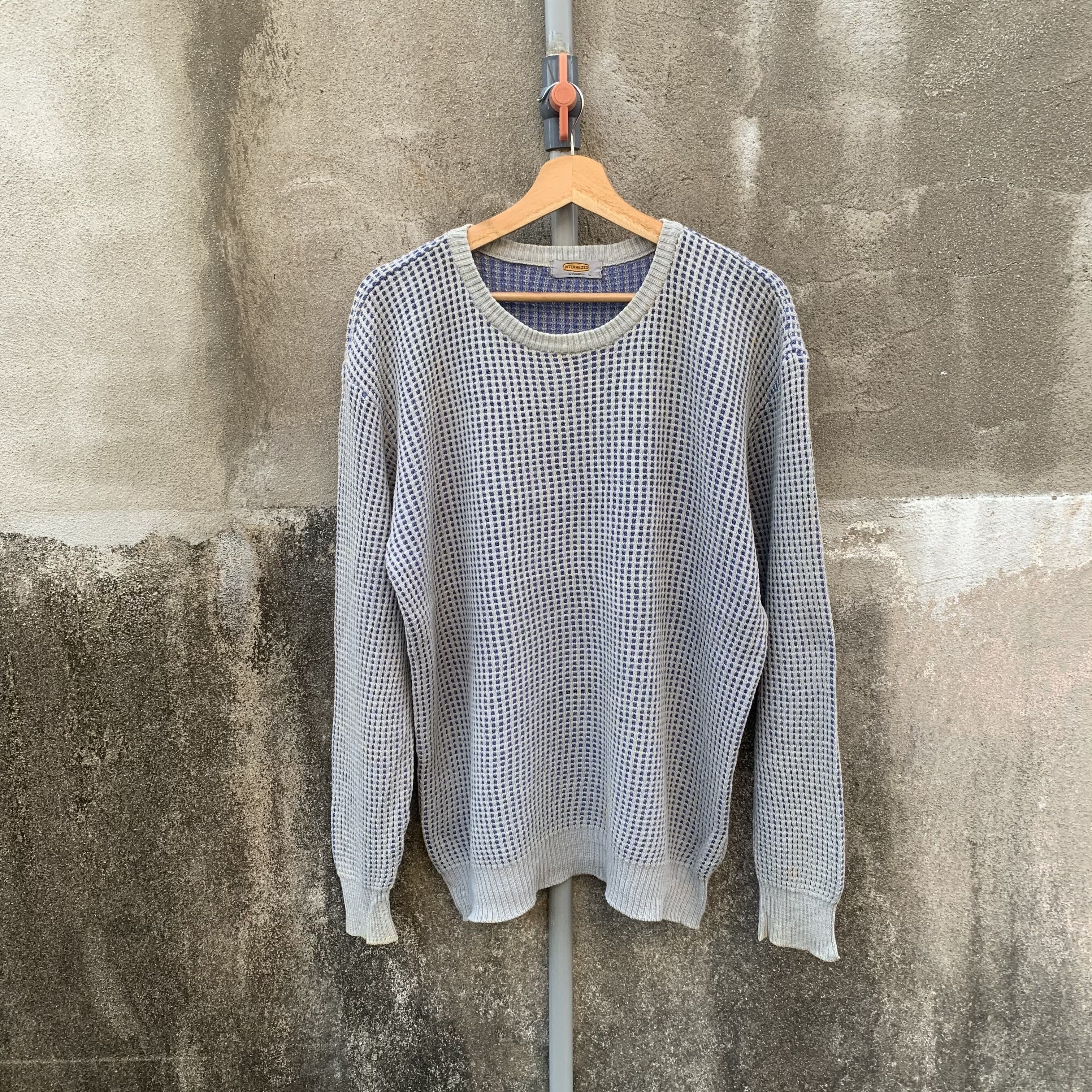 Aran Isles Knitwear Intermizzo By D’Urban Knit Jumper Honeycomb Sweater Size US L / EU 52-54 / 3 - 1 Thumbnail