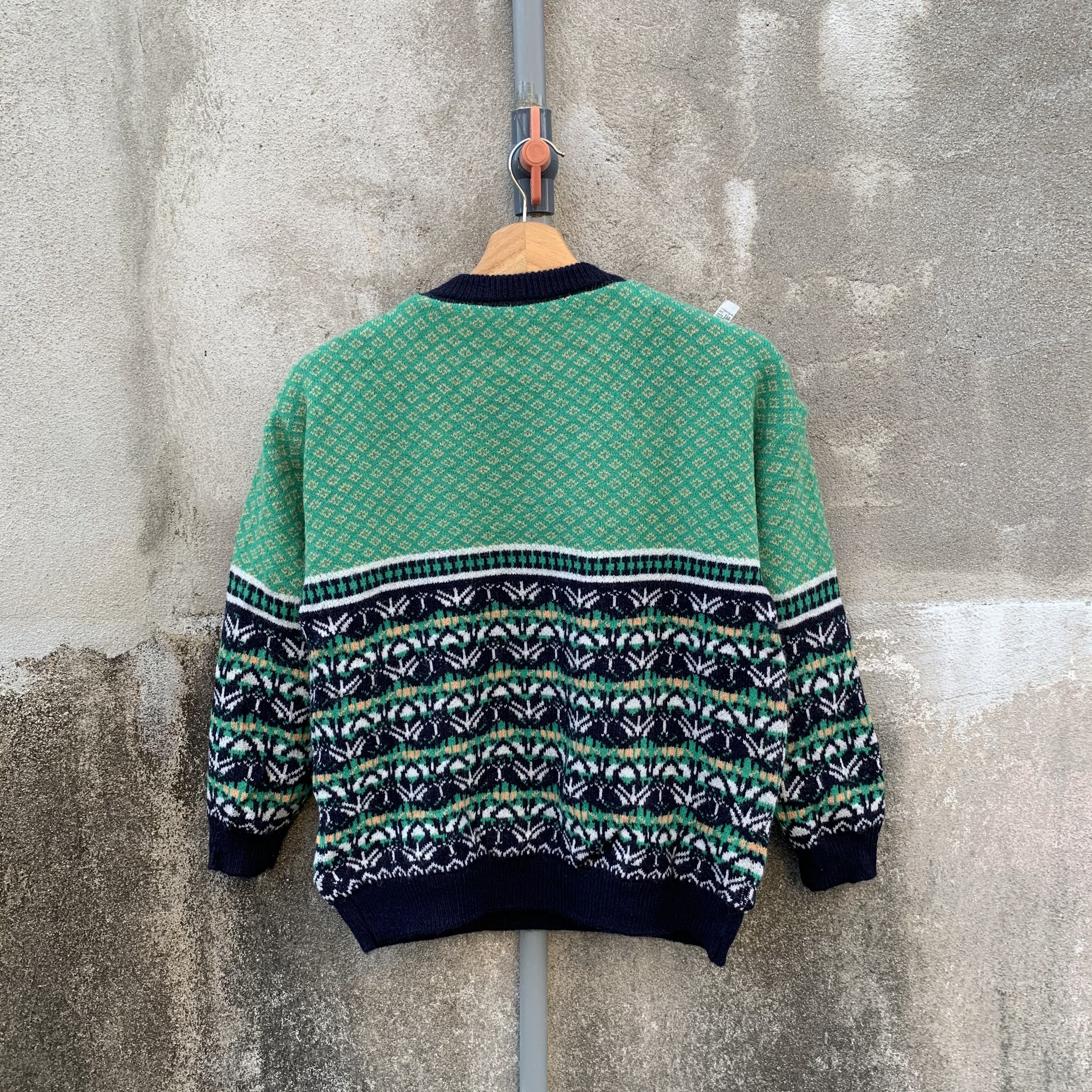 Aran Isles Knitwear Tribal Pattern Crop Knit Jumper Unbranded Cardigan Sweater Size US S / EU 44-46 / 1 - 8 Thumbnail