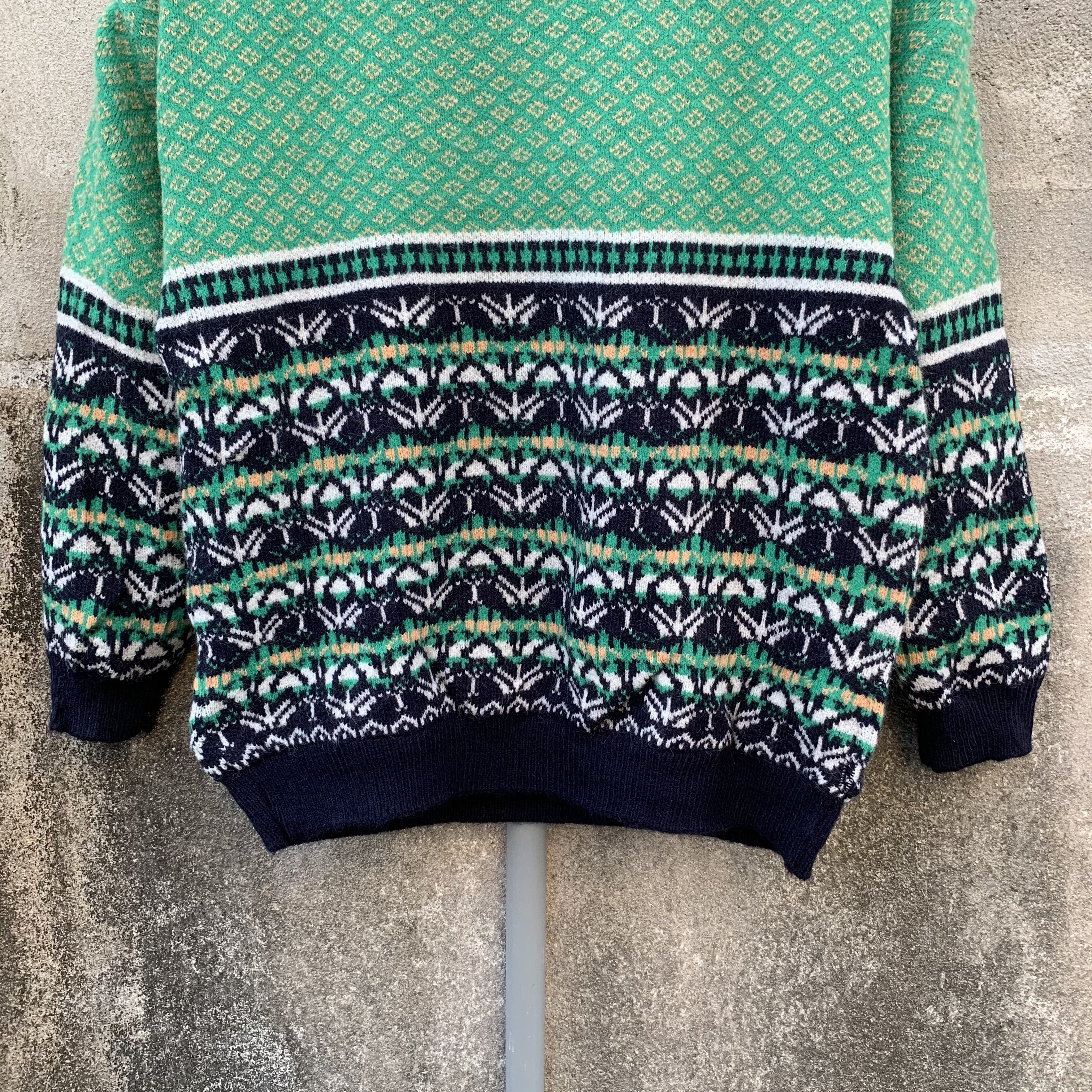 Aran Isles Knitwear Tribal Pattern Crop Knit Jumper Unbranded Cardigan Sweater Size US S / EU 44-46 / 1 - 10 Thumbnail