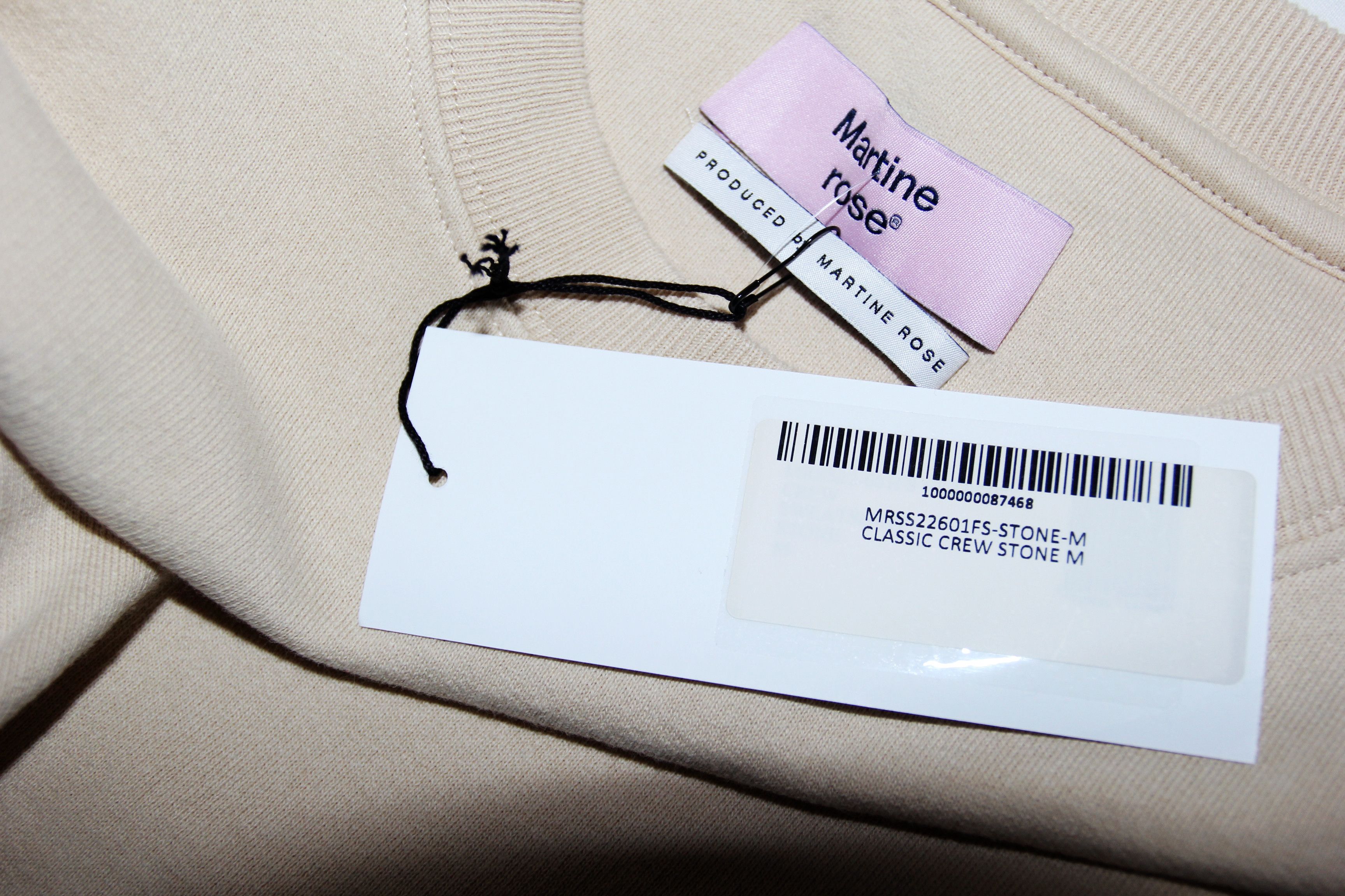 Martine Rose BNWT SS22 MARTINE ROSE CLASSIC CREW STONE SWEATSHIRT M Size US M / EU 48-50 / 2 - 9 Thumbnail