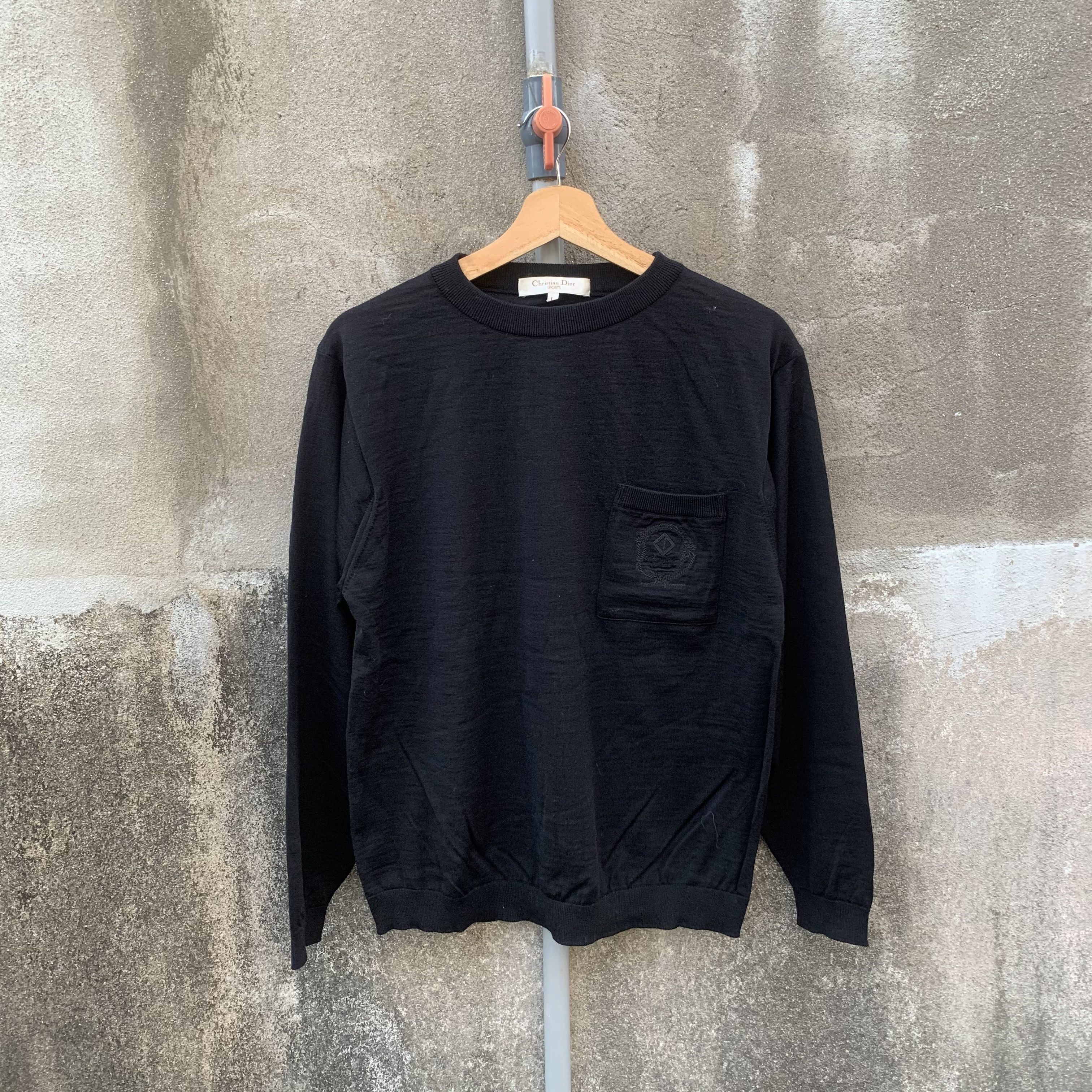 Dior CHRISTIAN DIOR Sports Single Pocket Jumper Sweater Size US M / EU 48-50 / 2 - 1 Thumbnail