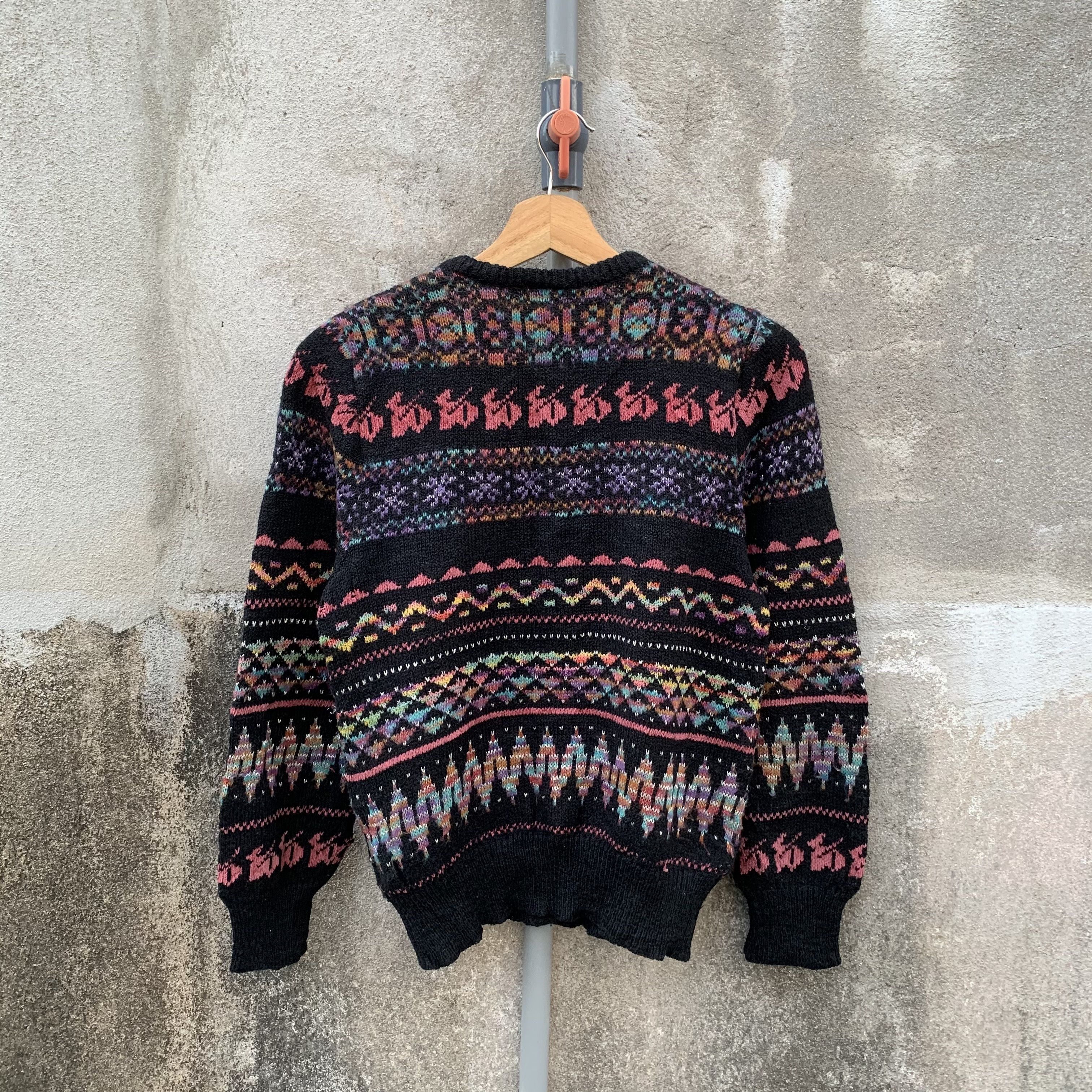 Aran Isles Knitwear CYBER WEEK 💥Vtg ROGIKA Knit Cardigan Cropped Jumper Sweater Size S / US 4 / IT 40 - 6 Thumbnail