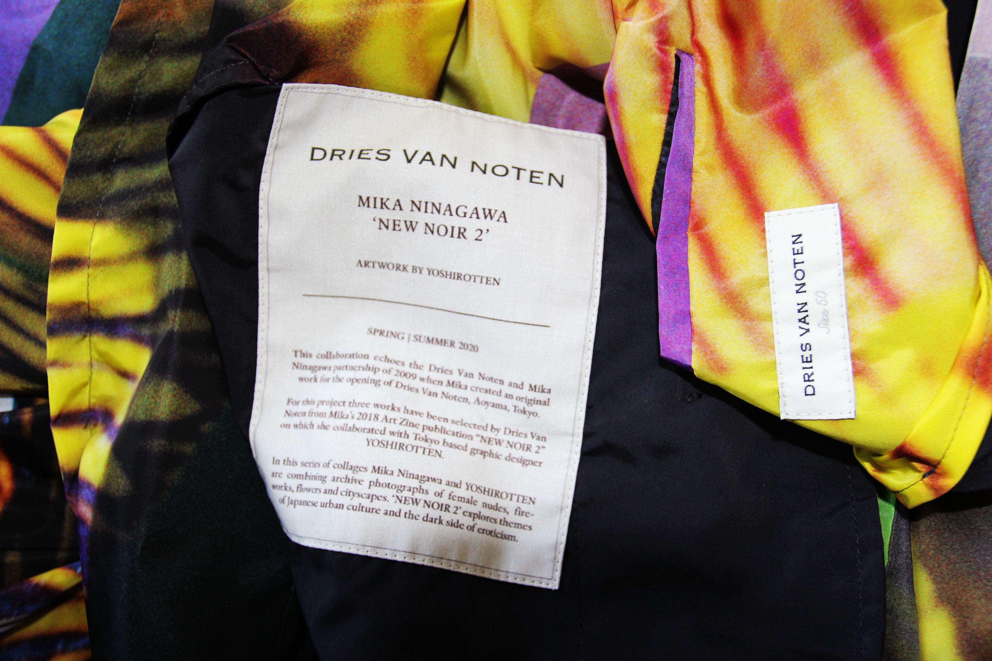 Dries Van Noten BNWT SS20 DRIES VAN NOTEN x MIKA NINAGAWA ROAL COAT 50 Size US M / EU 48-50 / 2 - 11 Thumbnail