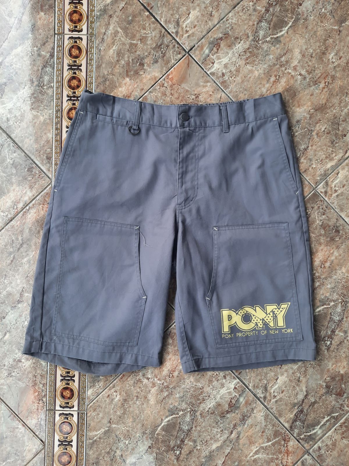 PONY × Vintage Vtg pony short pants Size US 34 / EU 50 - 1 Thumbnail