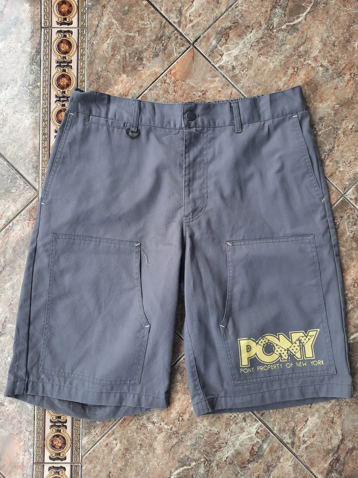 PONY × Vintage Vtg pony short pants Size US 34 / EU 50 - 2 Thumbnail