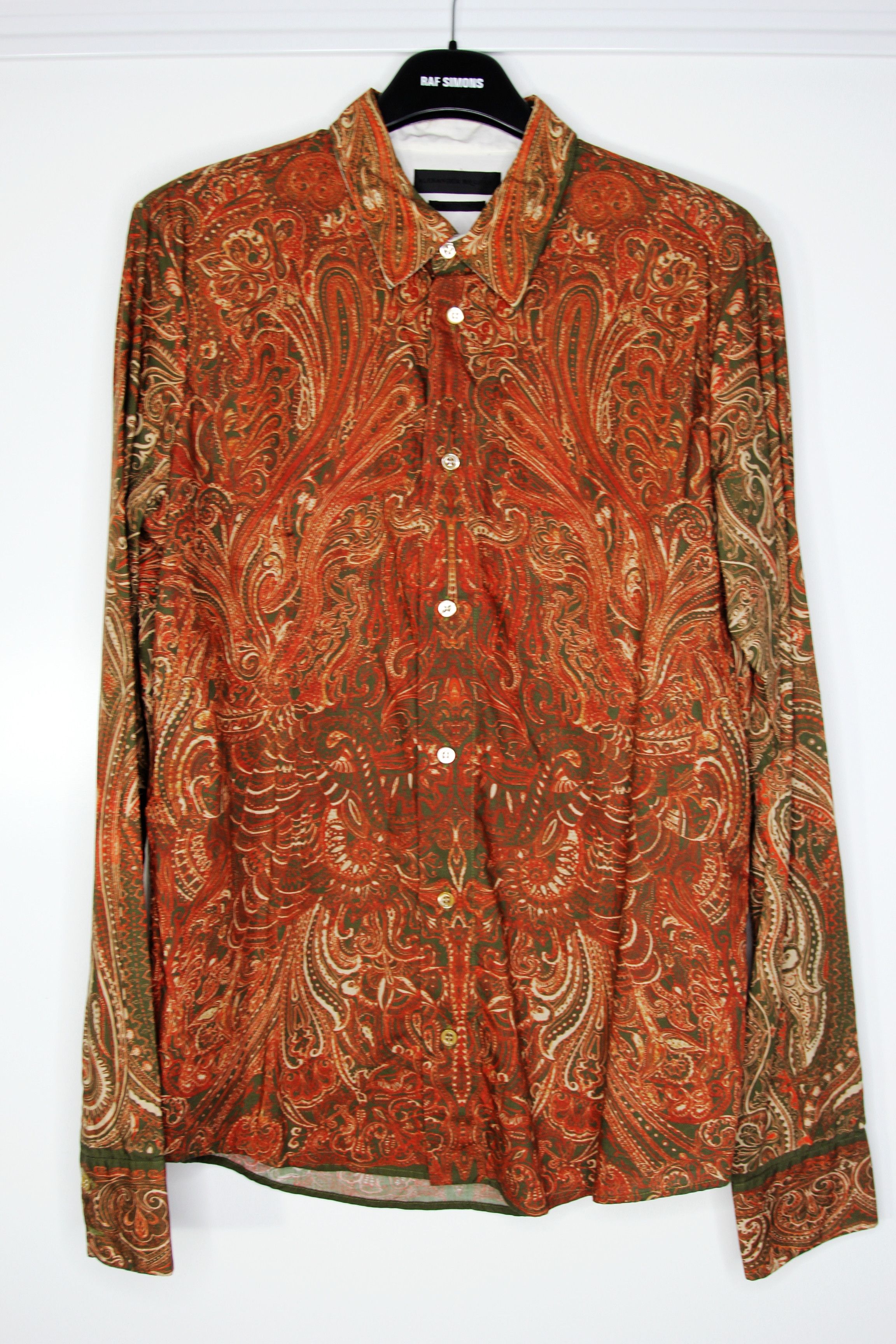 Alexander McQueen AW08 ALEXANDER MCQUEEN PRINTED SHIRT M Size US M / EU 48-50 / 2 - 2 Thumbnail