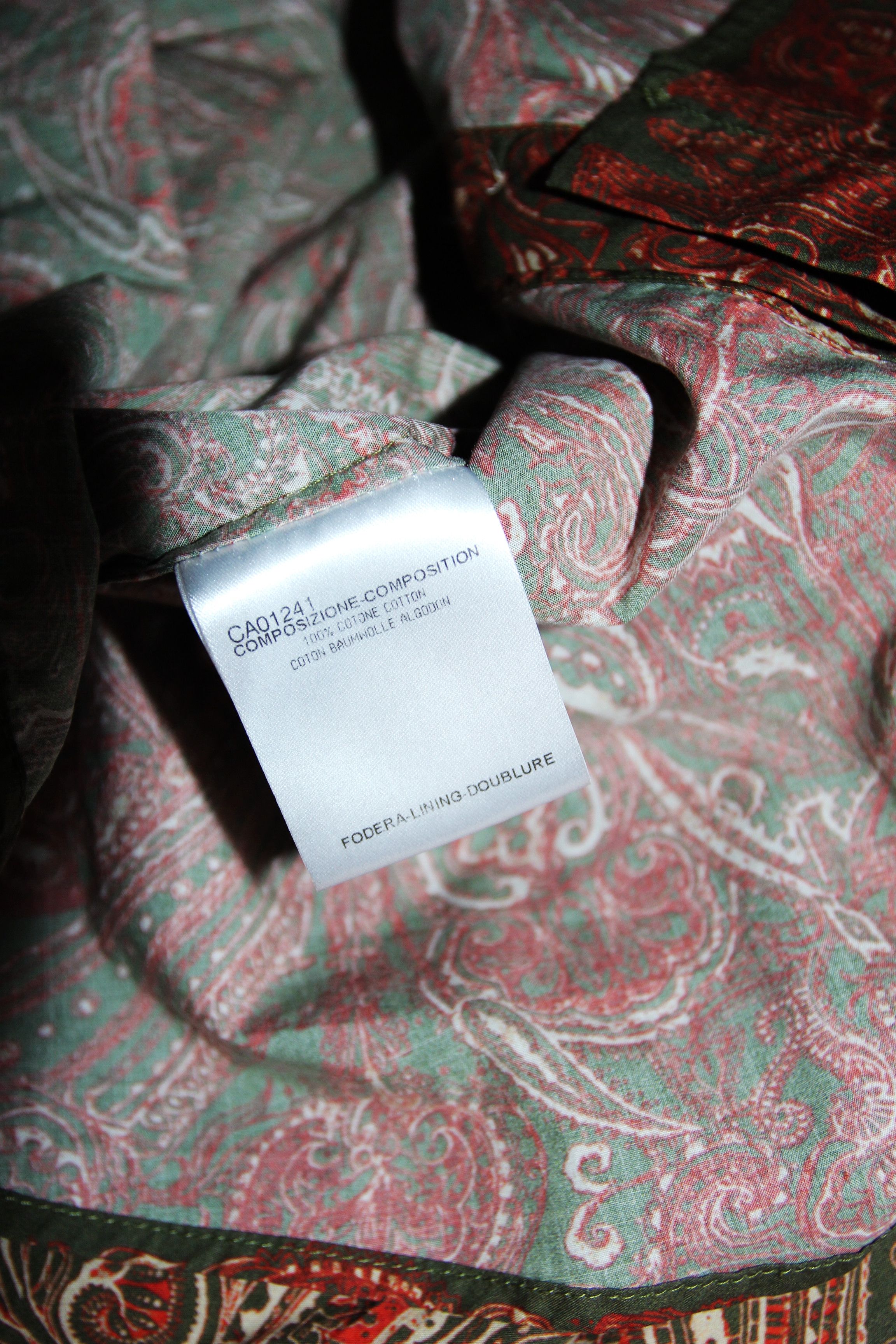 Alexander McQueen AW08 ALEXANDER MCQUEEN PRINTED SHIRT M Size US M / EU 48-50 / 2 - 14 Thumbnail