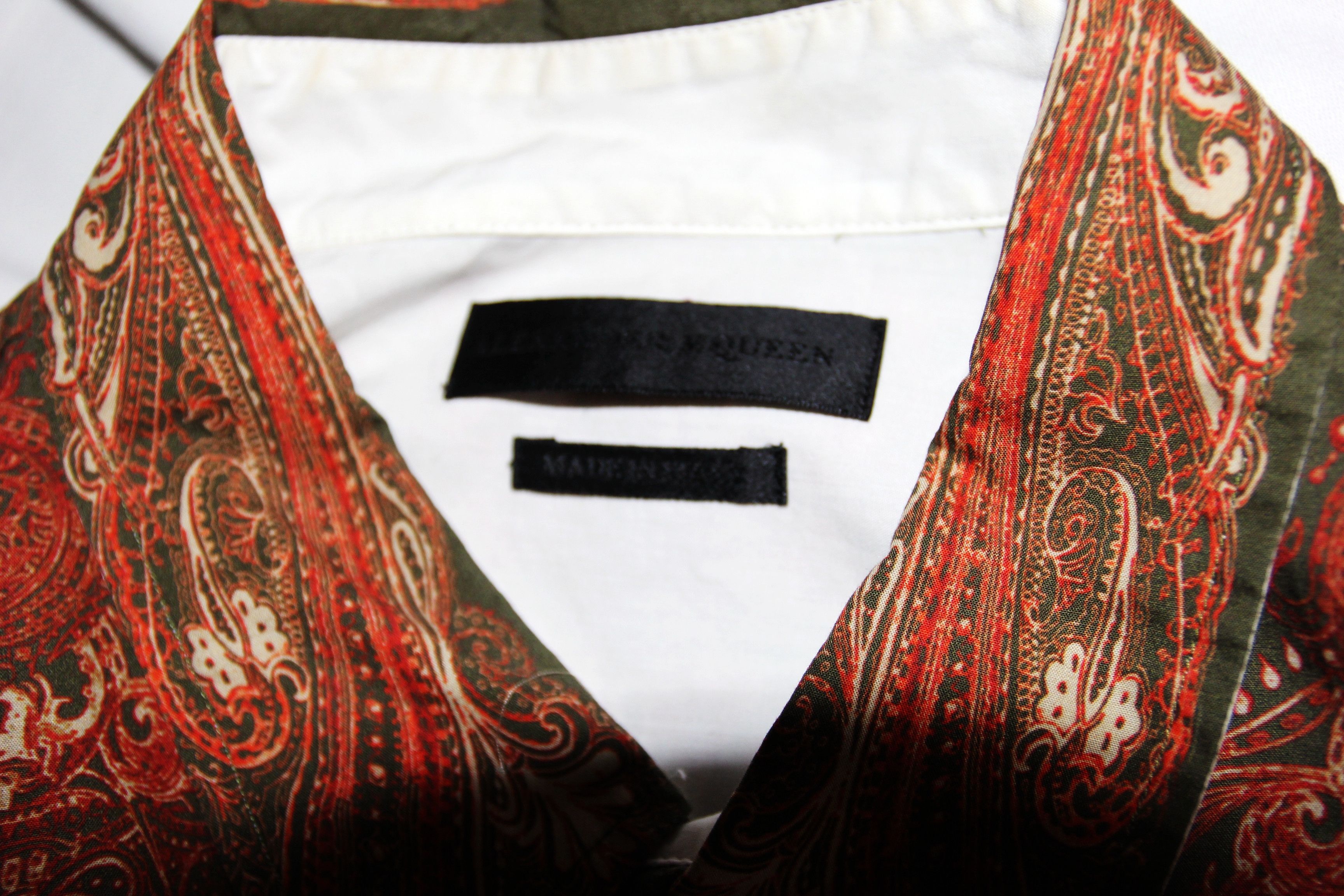 Alexander McQueen AW08 ALEXANDER MCQUEEN PRINTED SHIRT M Size US M / EU 48-50 / 2 - 12 Thumbnail