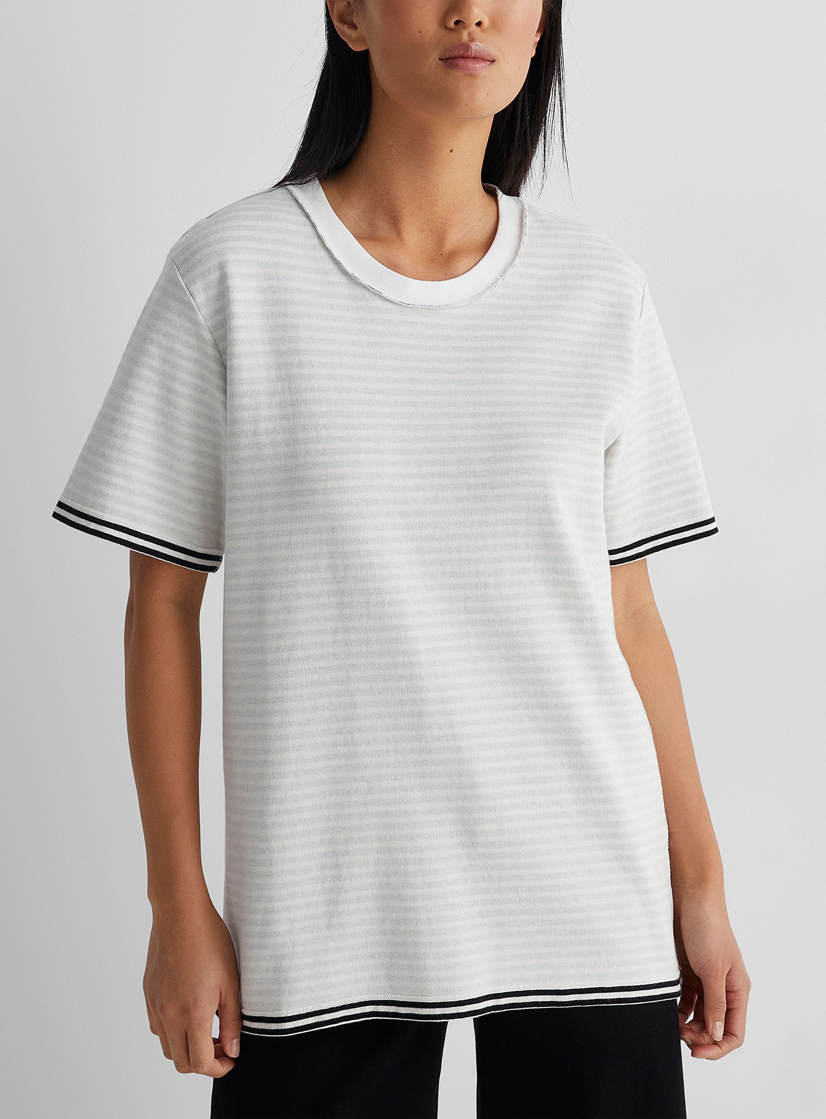 Maison Margiela BNWT AW21 MM6 MAISON MARGIELA REVERSIBLE TSHIRT S Size S / US 4 / IT 40 - 23 Thumbnail