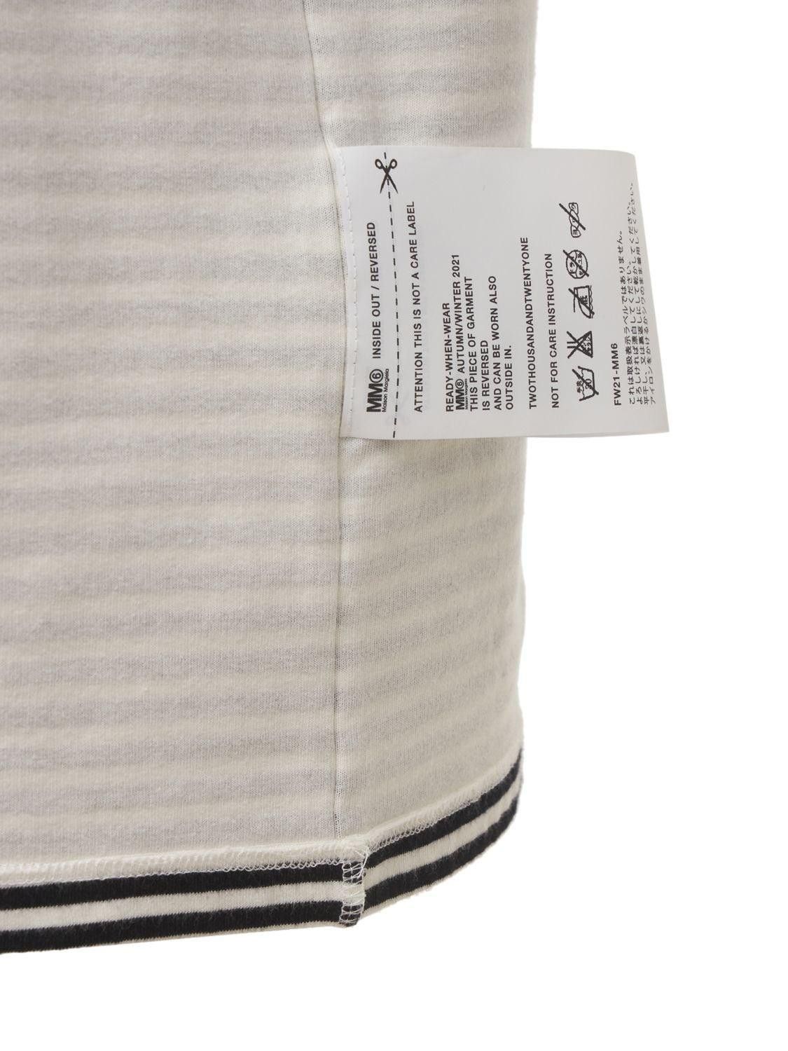 Maison Margiela BNWT AW21 MM6 MAISON MARGIELA REVERSIBLE TSHIRT S Size S / US 4 / IT 40 - 22 Thumbnail