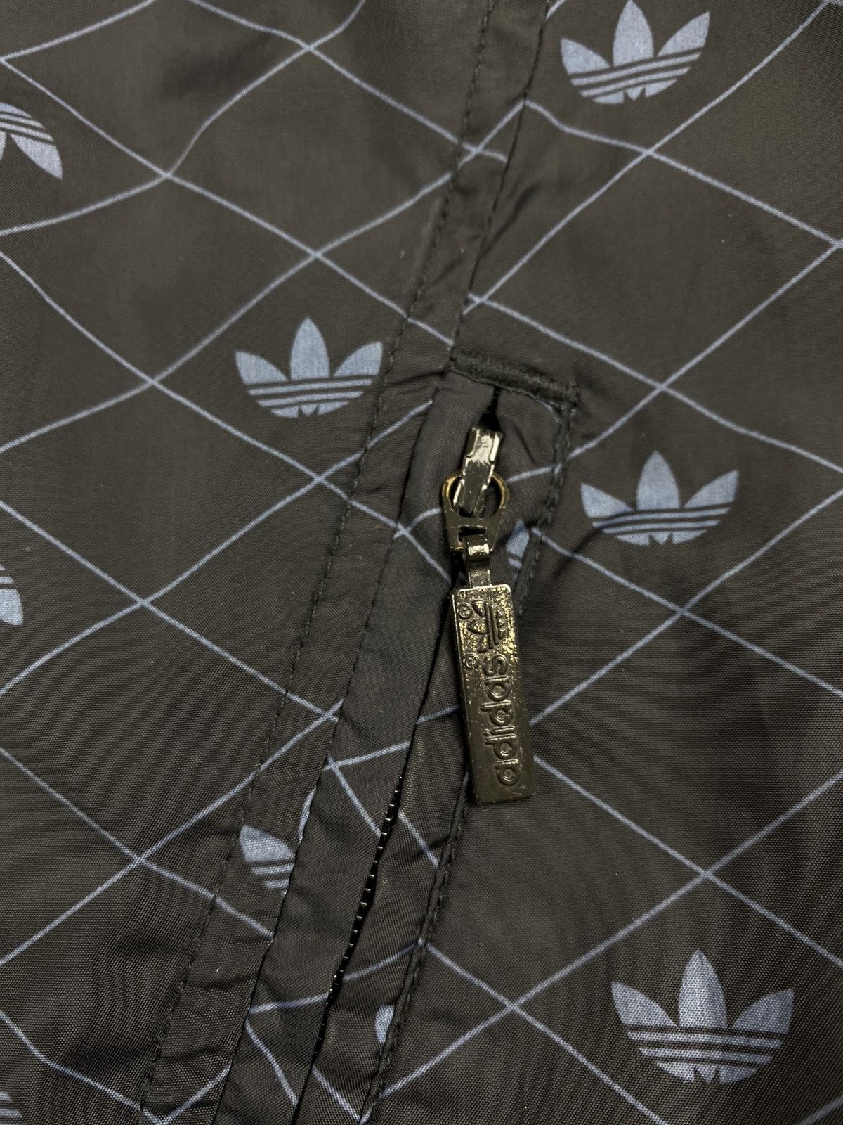 Adidas Mens Vintage Adidas Monogram Logo Zip Hoodie Jacket Size XL Size US XL / EU 56 / 4 - 6 Thumbnail