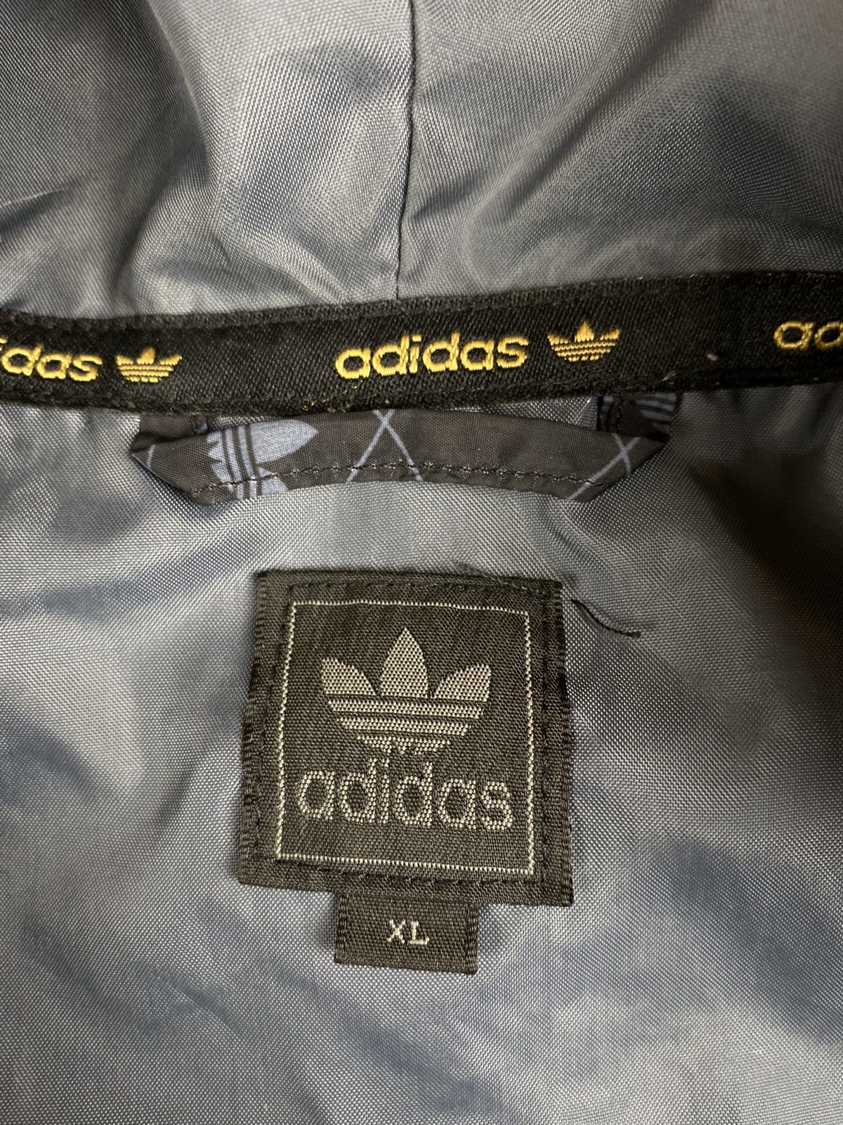 Adidas Mens Vintage Adidas Monogram Logo Zip Hoodie Jacket Size XL Size US XL / EU 56 / 4 - 7 Thumbnail