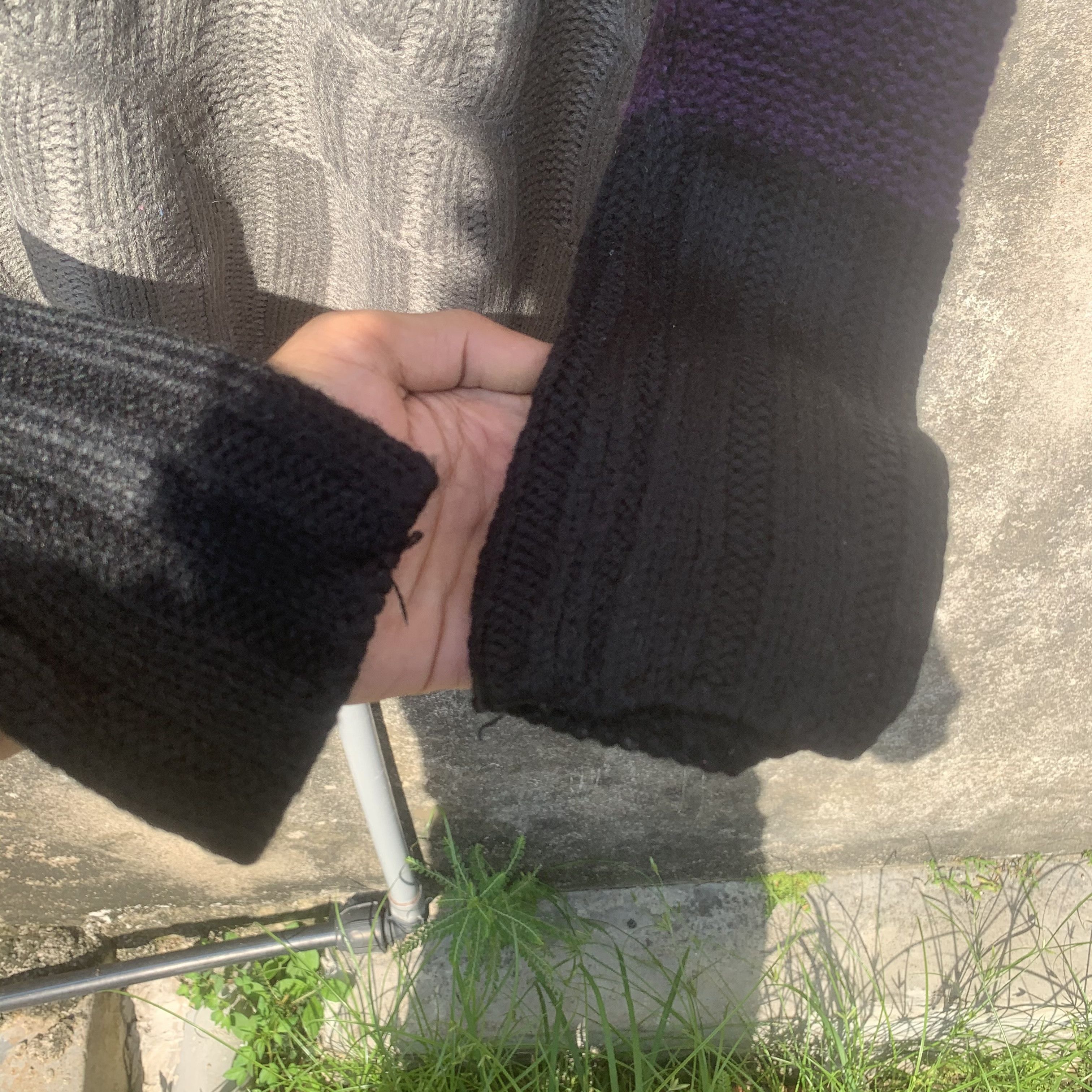 Aran Isles Knitwear Tricolor Dazzlin Brioche Cable Knitwear Sweater Jumper Size L / US 10 / IT 46 - 4 Thumbnail