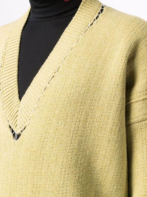Raf Simons BNWT SS22 RAF SIMONS V NECK OVERSIZED SWEATER 1 Size US S / EU 44-46 / 1 - 14 Thumbnail
