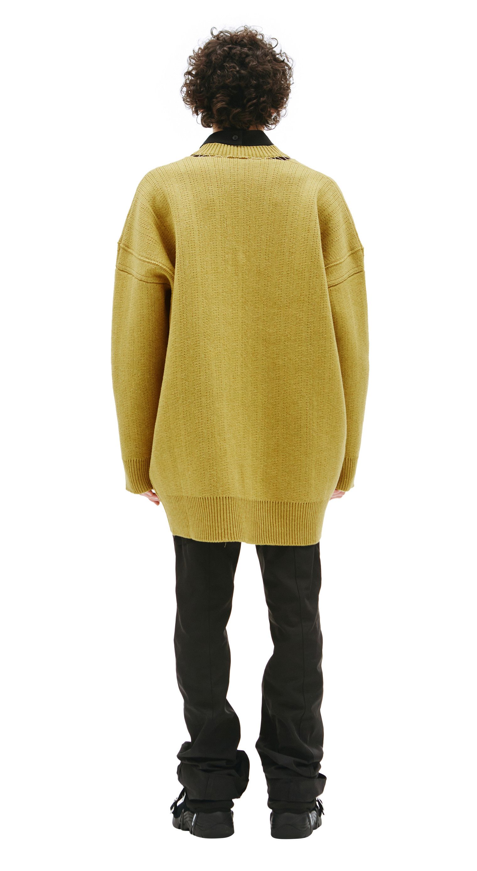 Raf Simons BNWT SS22 RAF SIMONS V NECK OVERSIZED SWEATER 1 Size US S / EU 44-46 / 1 - 17 Thumbnail