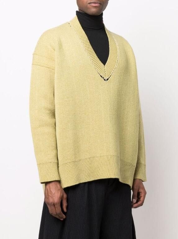 Raf Simons BNWT SS22 RAF SIMONS V NECK OVERSIZED SWEATER 1 Size US S / EU 44-46 / 1 - 12 Thumbnail