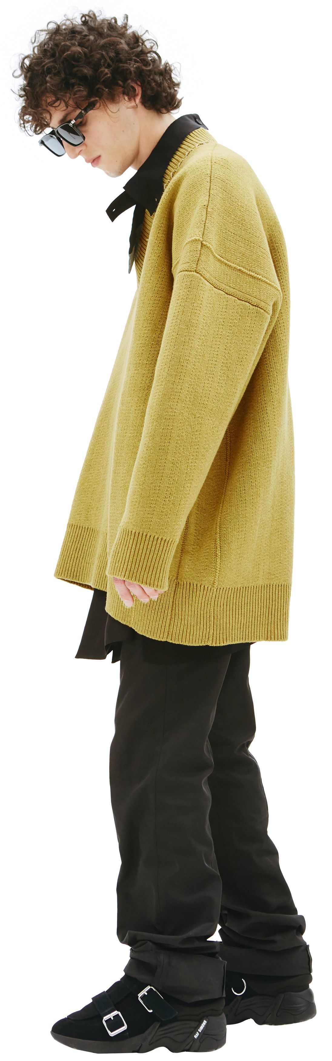 Raf Simons BNWT SS22 RAF SIMONS V NECK OVERSIZED SWEATER 1 Size US S / EU 44-46 / 1 - 18 Thumbnail