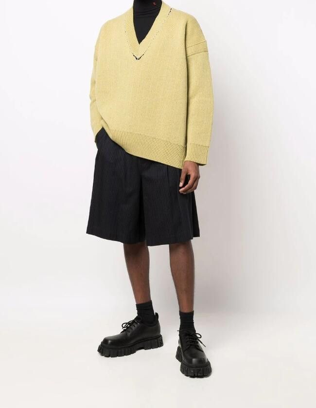 Raf Simons BNWT SS22 RAF SIMONS V NECK OVERSIZED SWEATER 1 Size US S / EU 44-46 / 1 - 15 Thumbnail