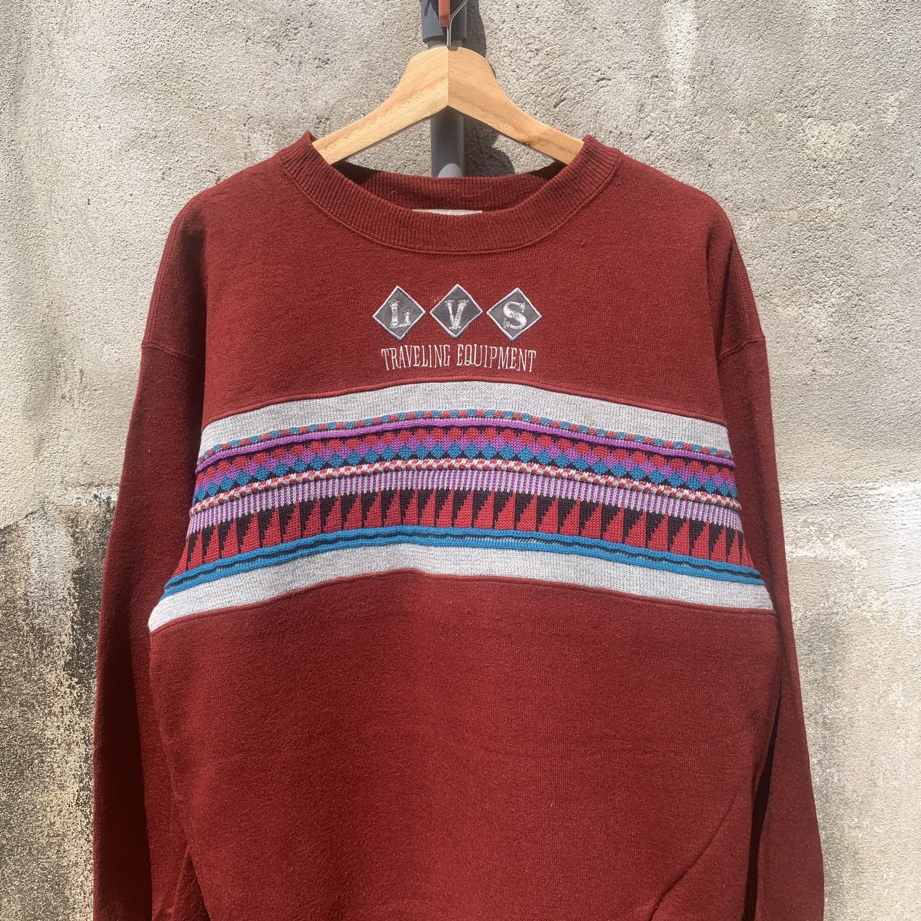 Aran Isles Knitwear Simple Life Hand Knit Honeycomb Jumper Sweater Size US L / EU 52-54 / 3 - 2 Thumbnail