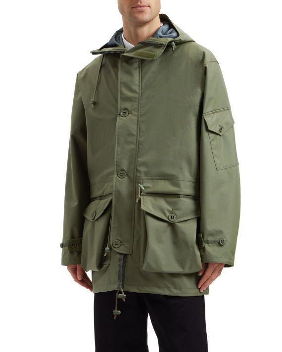 image of Ark Air x Junya Watanabe Ss22 Junya Watanabe X Arkair Utility Parka Jacket L in Khaki (Size Large)