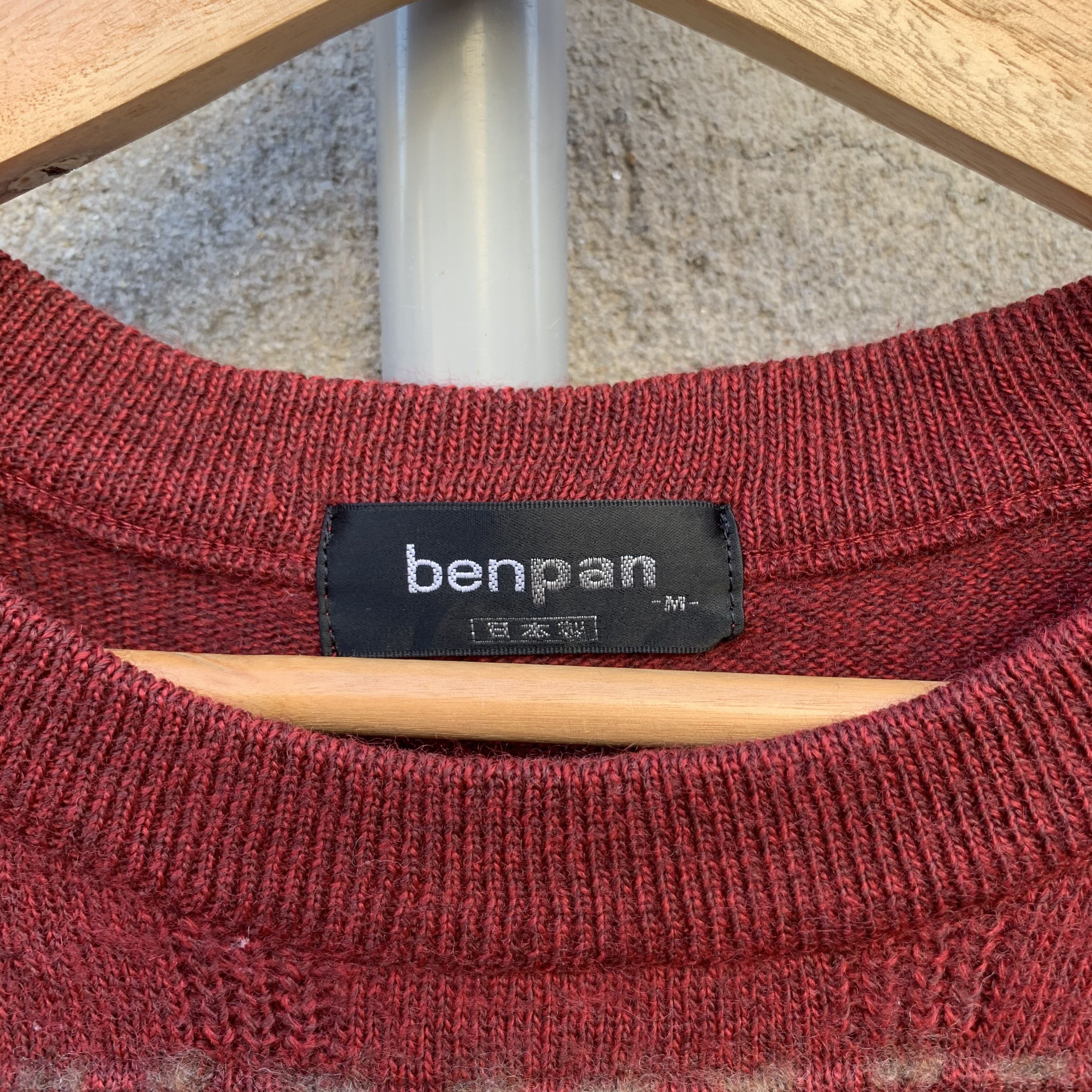 Aran Isles Knitwear BENPAN JAPAN Knit Jumper Pullover Sweater Made In Japan Size US M / EU 48-50 / 2 - 5 Thumbnail