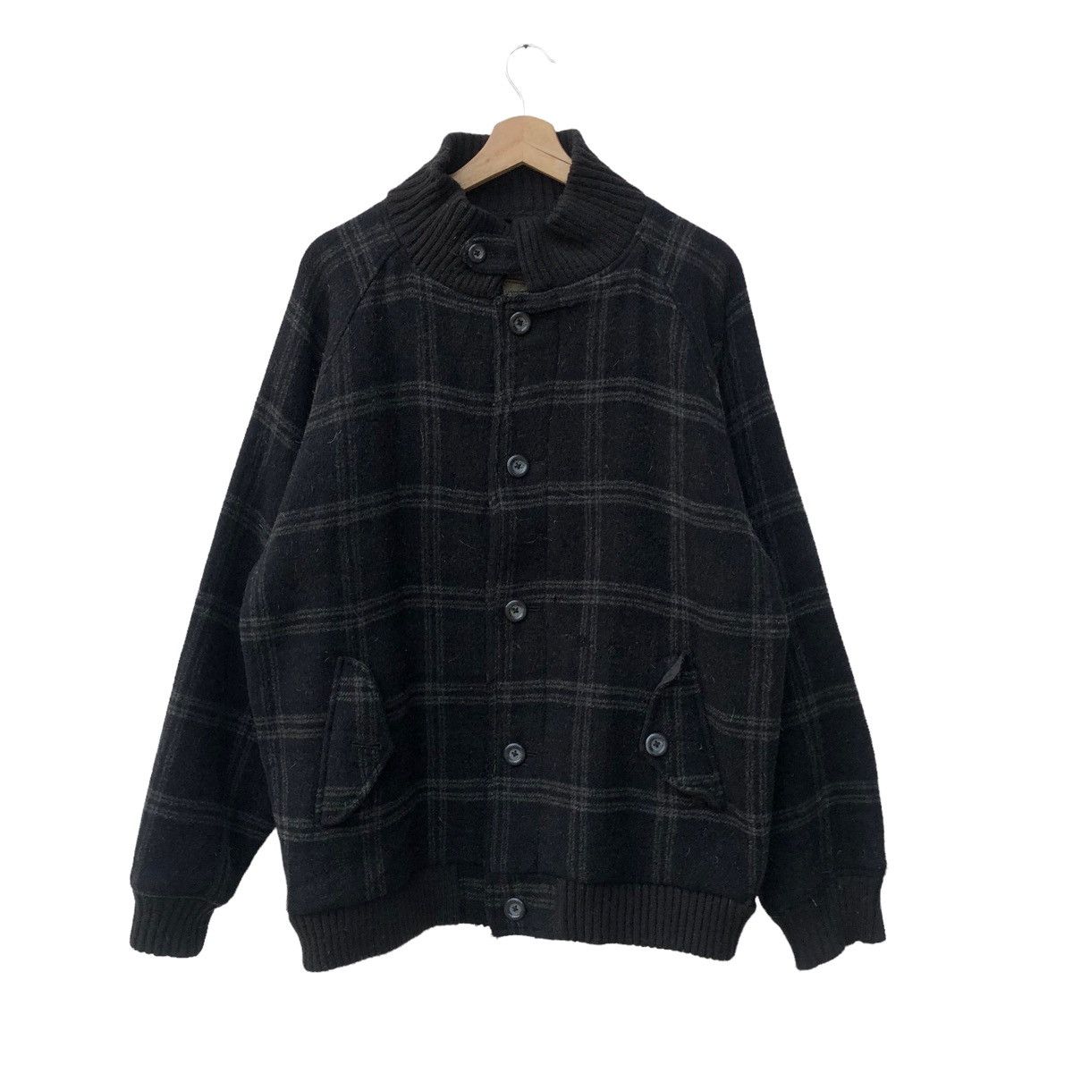 19AW JieDa ジエダ / PLAID COACH JACKET jieda 19aw PLAID COACH