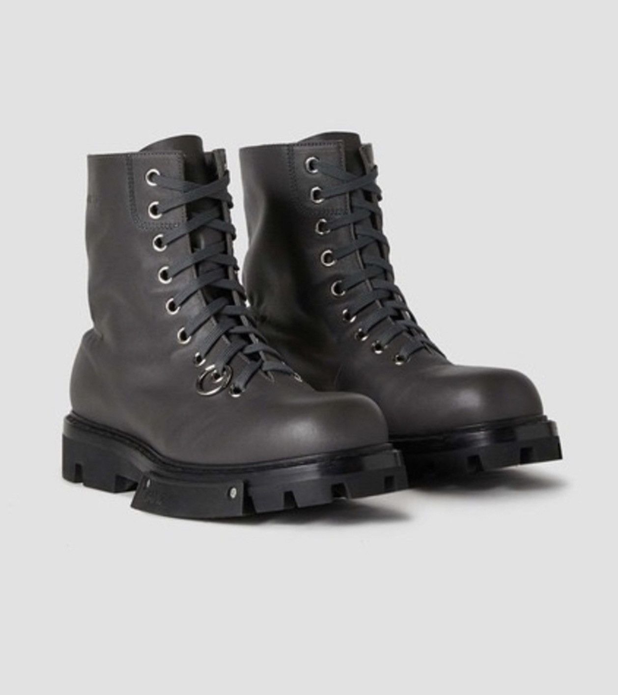 image of Oamc Fw22 Dark Grey Gamma Boots Size 45, Men's