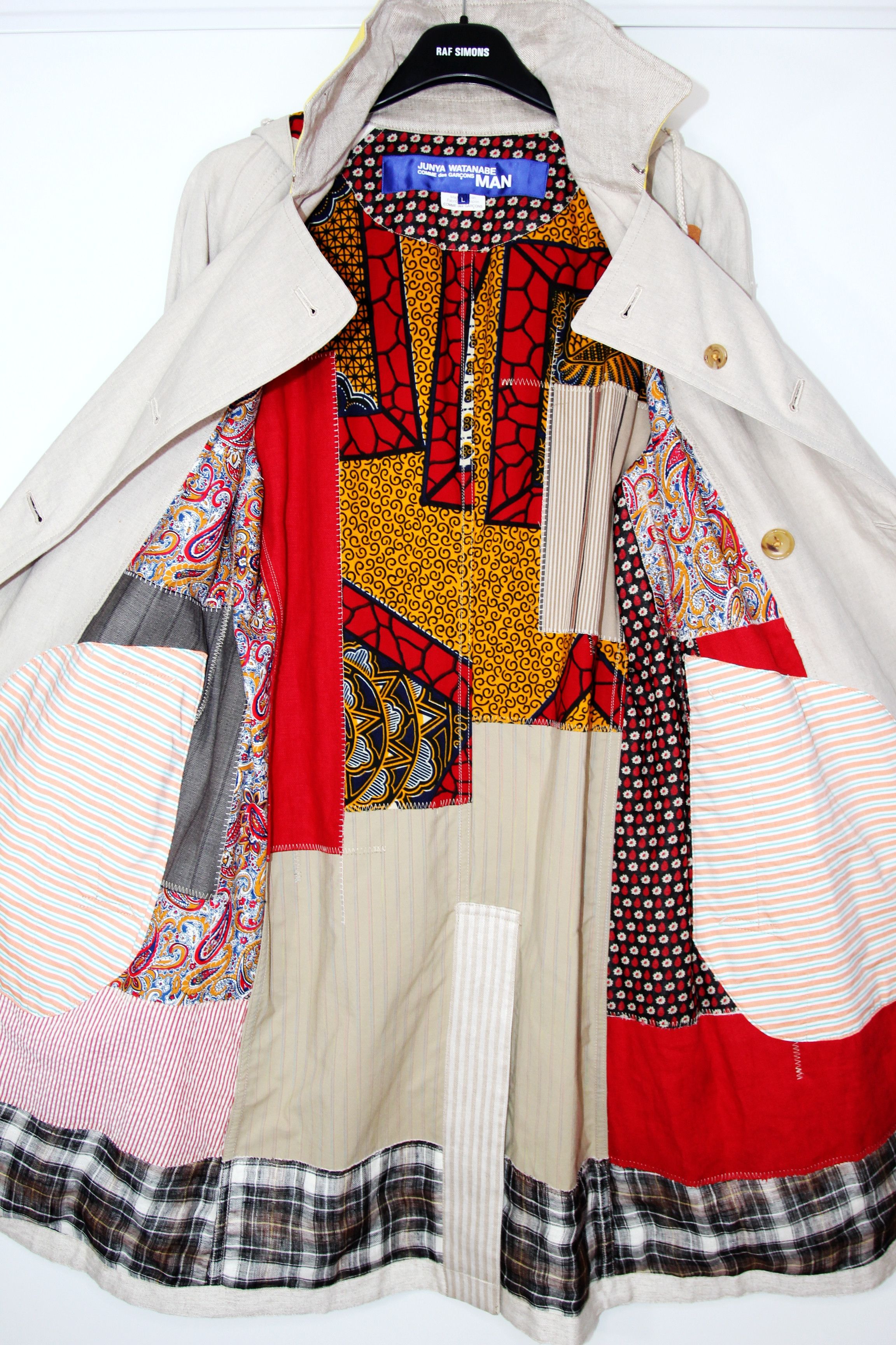 Comme des Garcons SS16 JUNYA WATANABE x COMME DES GARCONS PATCHWORK COAT L Size US L / EU 52-54 / 3 - 1 Thumbnail