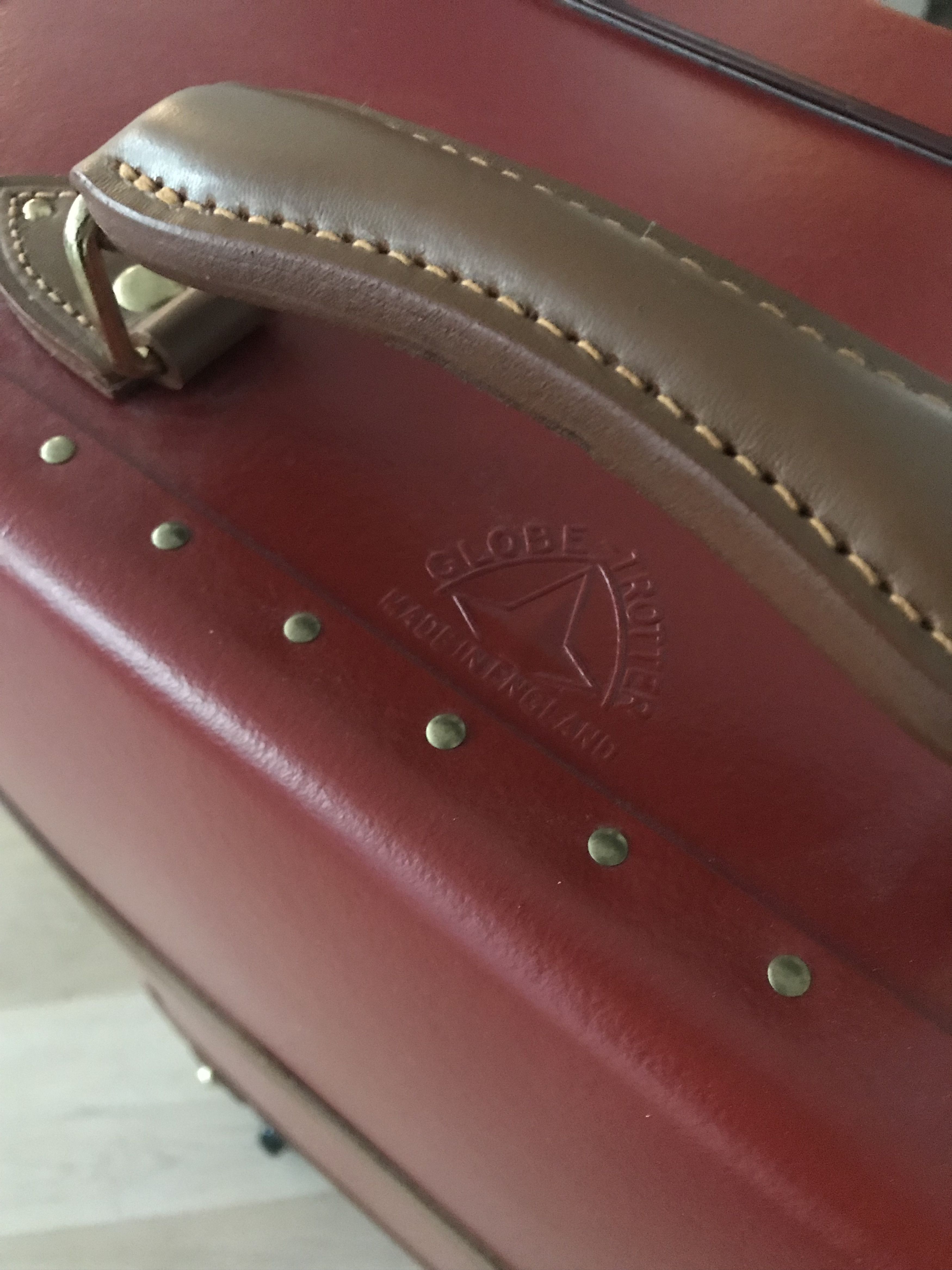 Globe-Trotter Brand new - Centenary 30'' Extra Deep Suitcase - Red Tan Size ONE SIZE - 5 Thumbnail