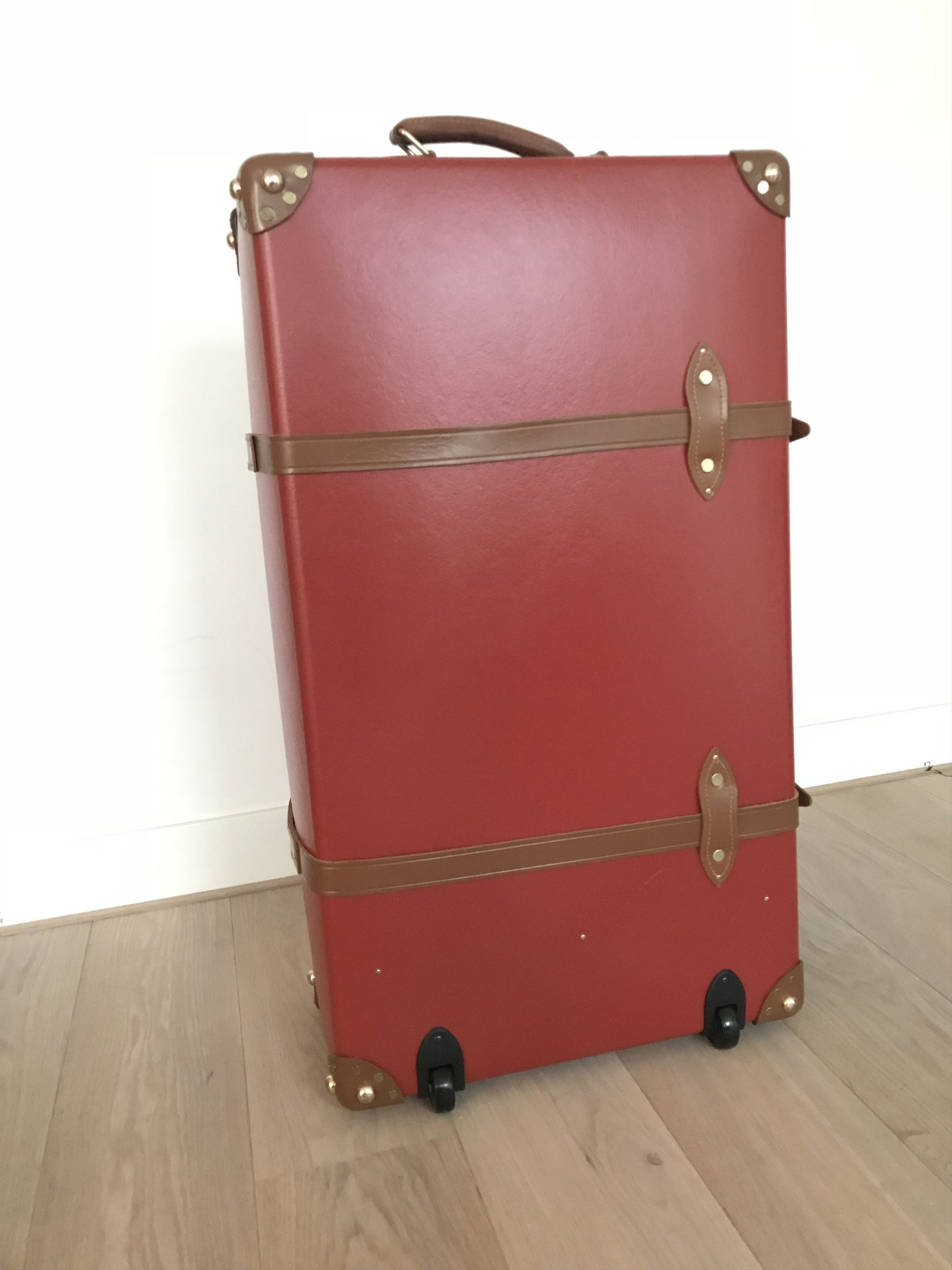 Globe-Trotter Brand new - Centenary 30'' Extra Deep Suitcase - Red Tan Size ONE SIZE - 3 Thumbnail