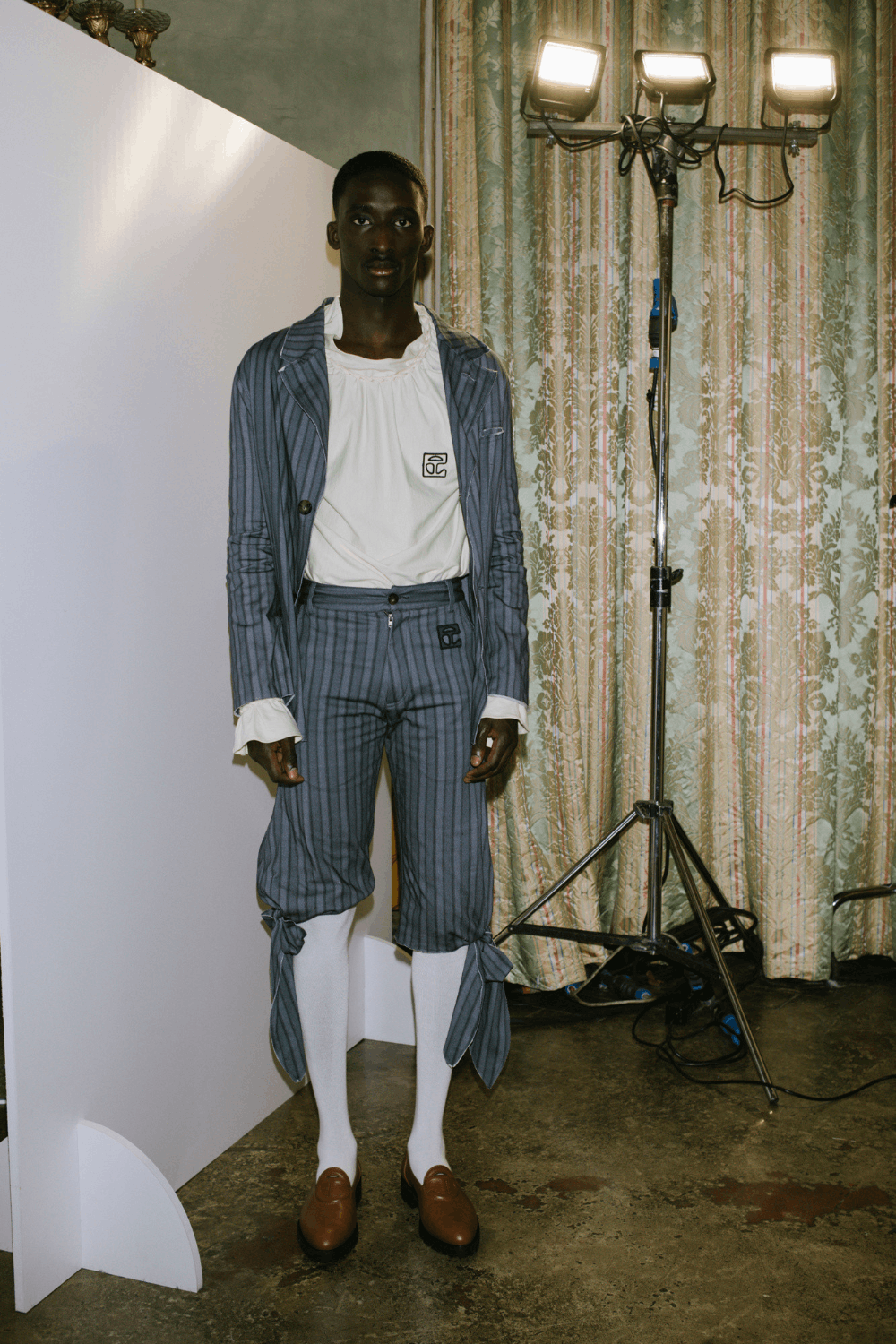 Telfar BNWT AW20 TELFAR RAW-CUT STRIPED JACKET M Size US M / EU 48-50 / 2 - 15 Thumbnail
