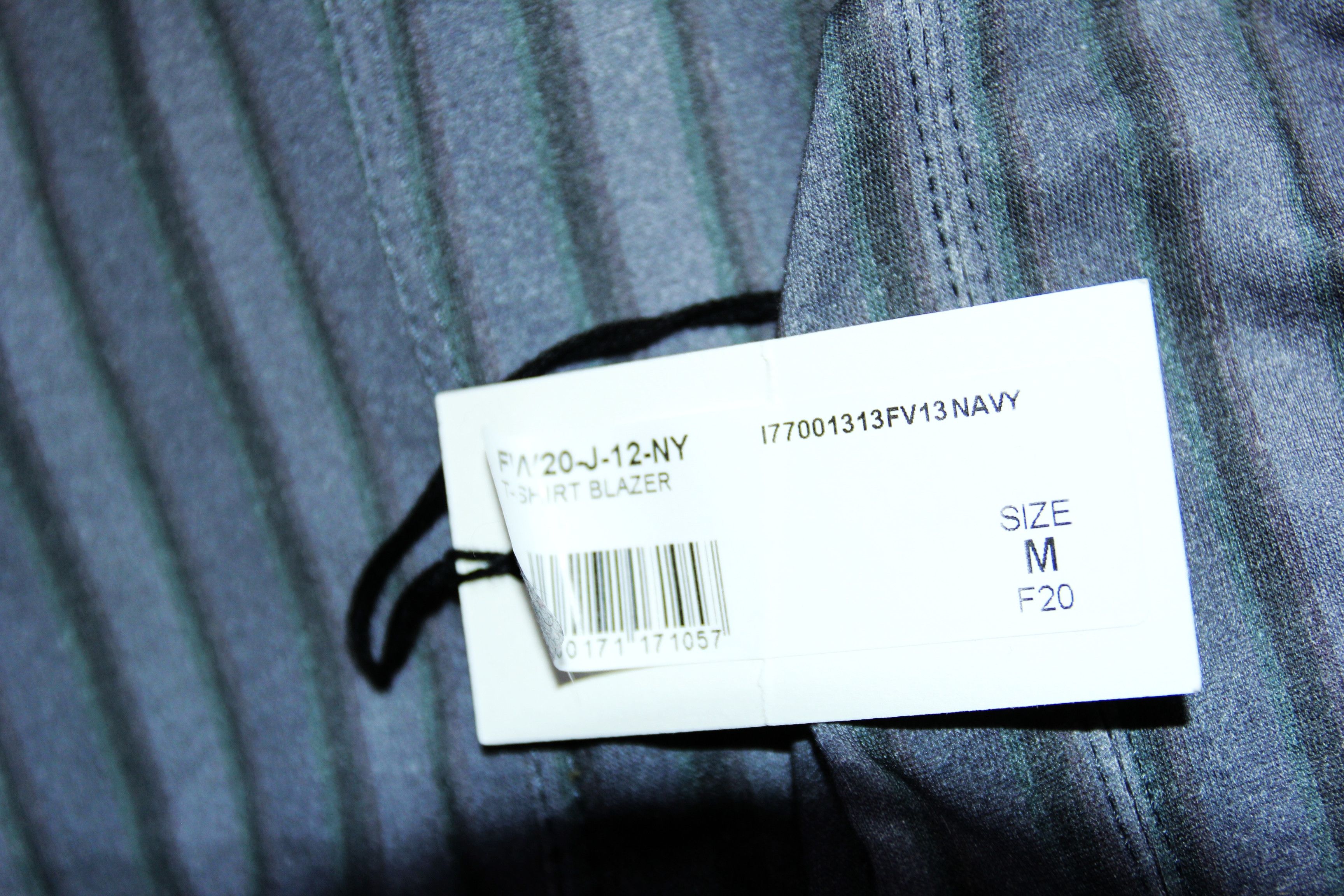 Telfar BNWT AW20 TELFAR RAW-CUT STRIPED JACKET M Size US M / EU 48-50 / 2 - 11 Thumbnail