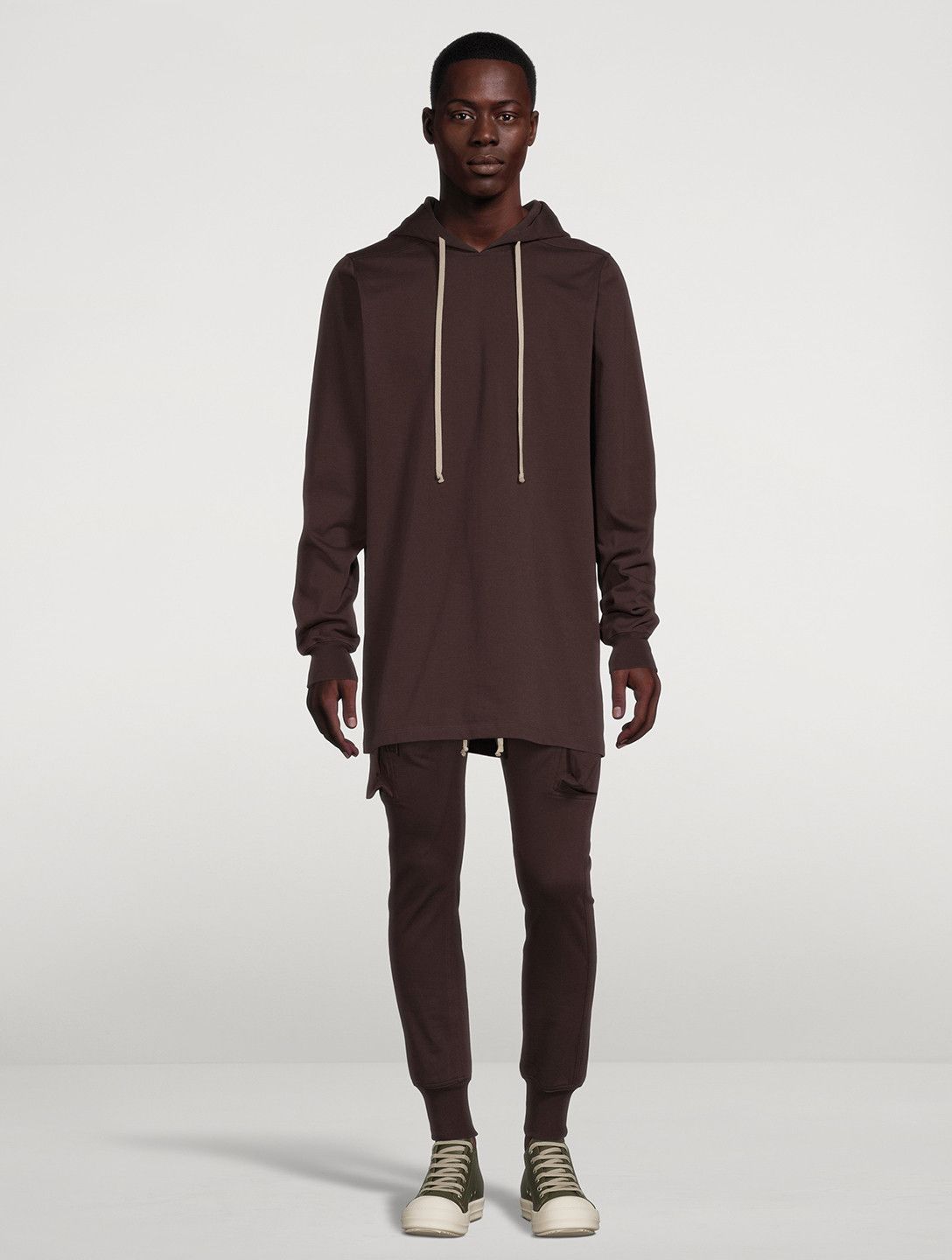 Rick Owens BNWT SS22 RICK OWENS "FOGACHINE" LONG HOODIE OX BLOOD S Size US S / EU 44-46 / 1 - 13 Thumbnail