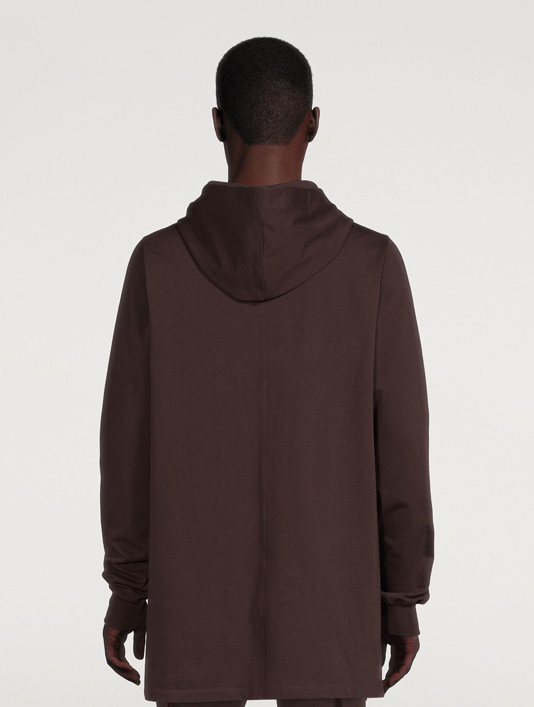 Rick Owens BNWT SS22 RICK OWENS "FOGACHINE" LONG HOODIE OX BLOOD S Size US S / EU 44-46 / 1 - 12 Thumbnail