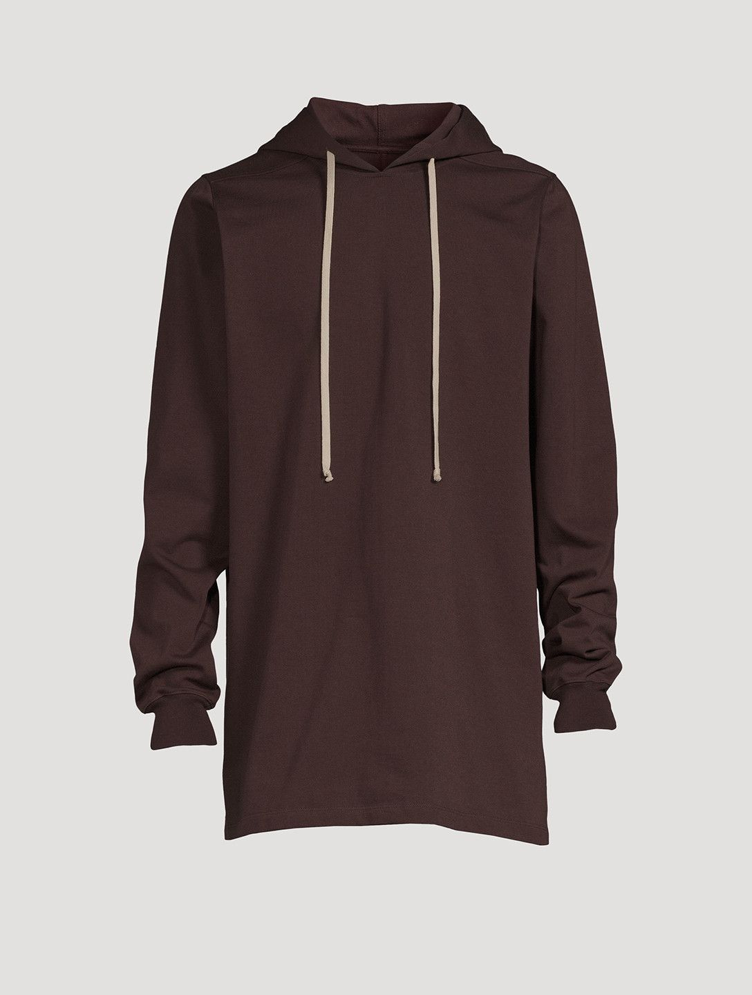 Rick Owens BNWT SS22 RICK OWENS "FOGACHINE" LONG HOODIE OX BLOOD S Size US S / EU 44-46 / 1 - 10 Thumbnail