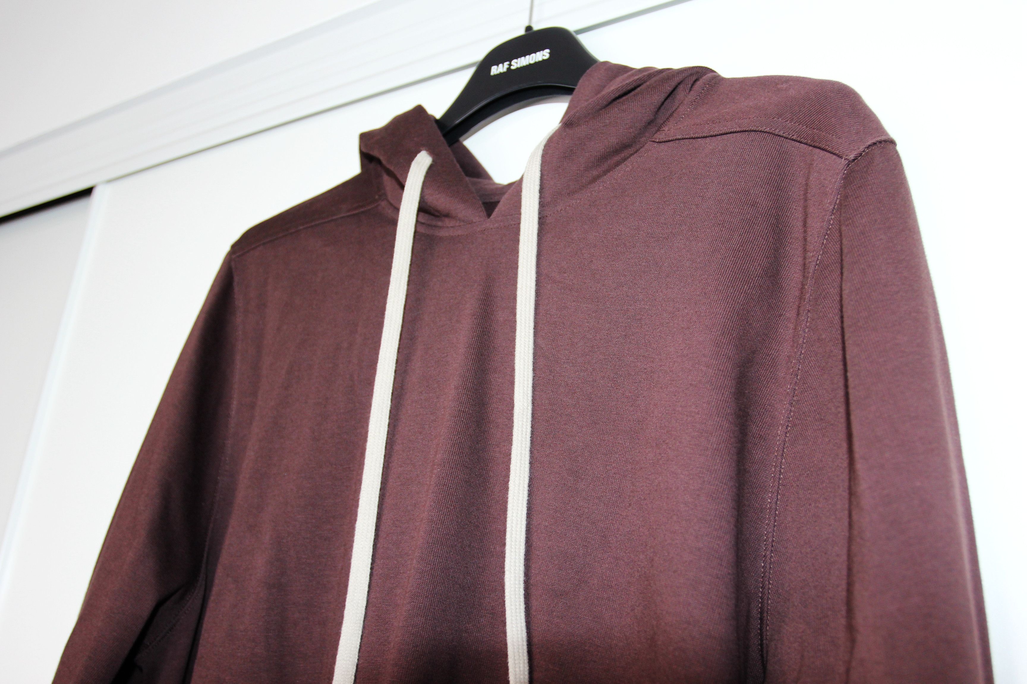 Rick Owens BNWT SS22 RICK OWENS "FOGACHINE" LONG HOODIE OX BLOOD S Size US S / EU 44-46 / 1 - 4 Thumbnail