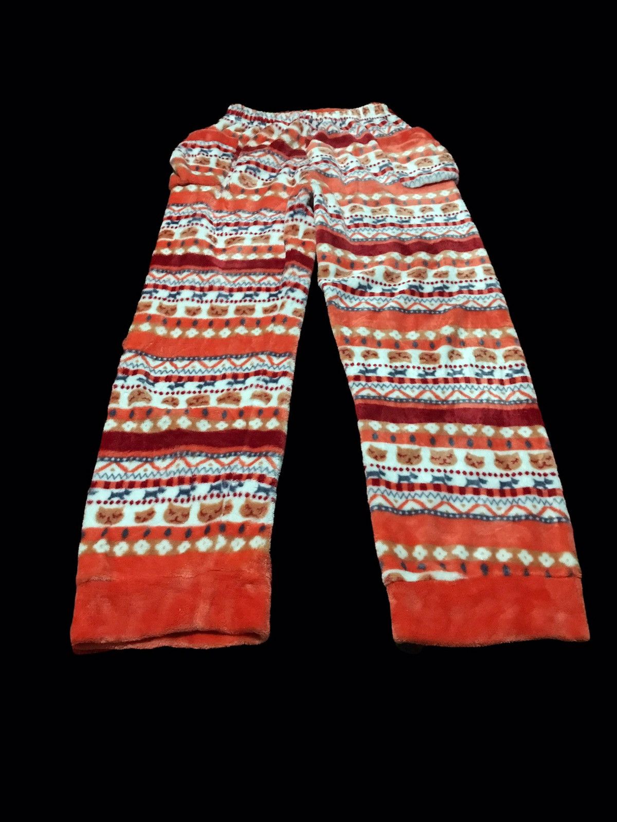 Japanese Brand × Vintage High&Low Small Cargo Fleece Sweatpants Navajo Styles Size 22" - 3 Thumbnail
