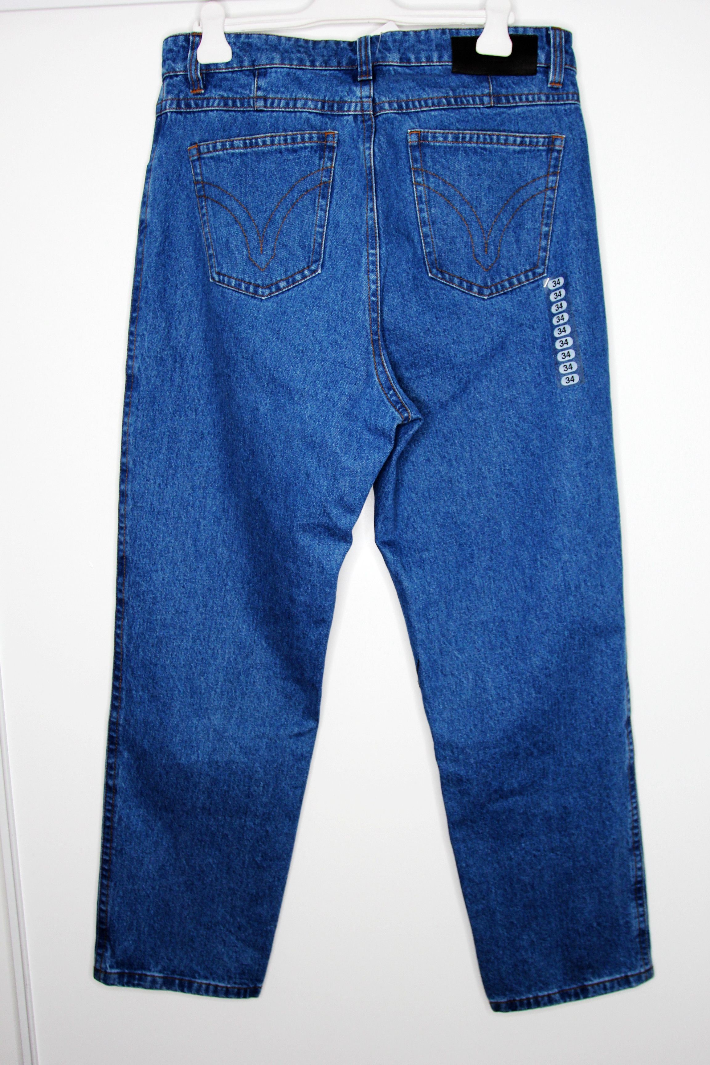 AMI BNWT AW21 AMI BLUE MID-WASHED JEANS 34 Size US 34 / EU 50 - 3 Thumbnail