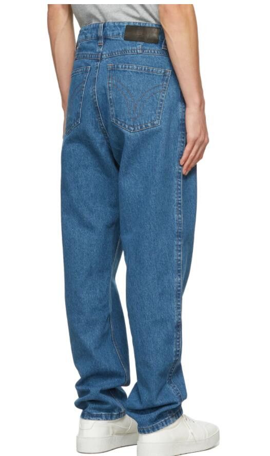 AMI BNWT AW21 AMI BLUE MID-WASHED JEANS 34 Size US 34 / EU 50 - 12 Thumbnail