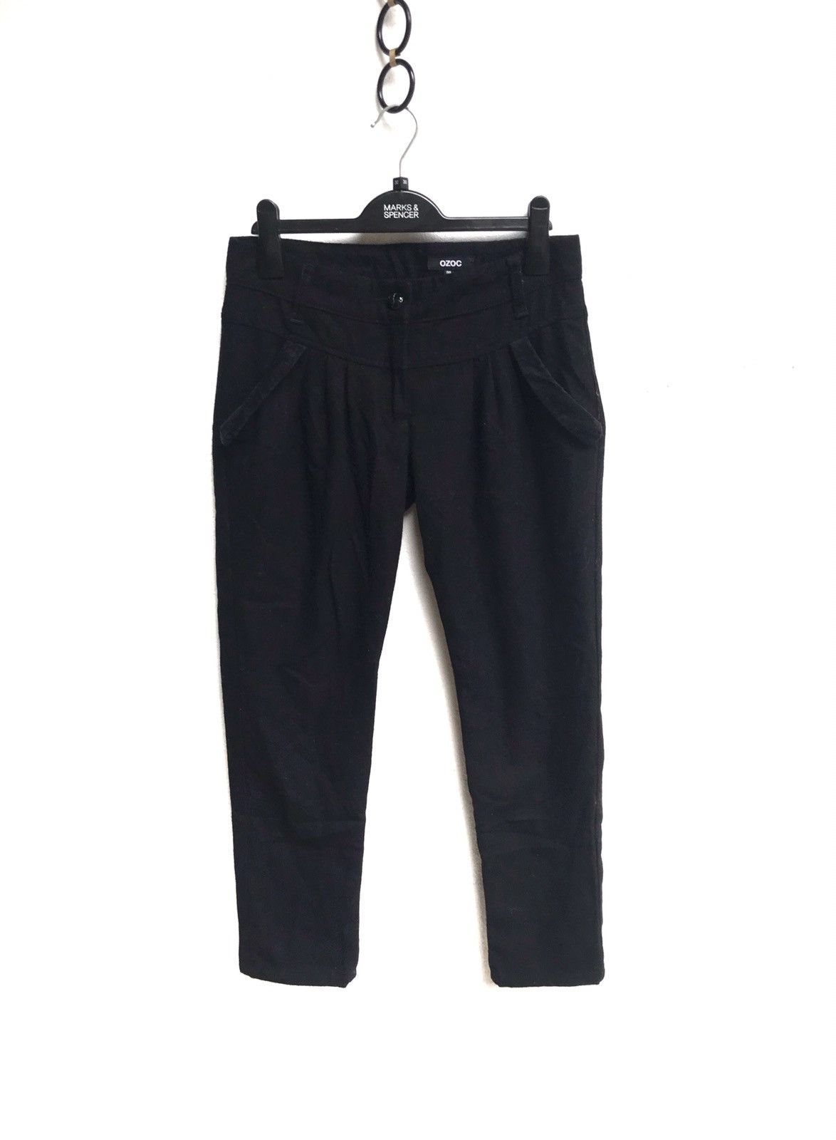 Japanese Brand 🔥Ozoc Brand Black Casual Track Pants Size US 28 / EU 44 - 1 Thumbnail