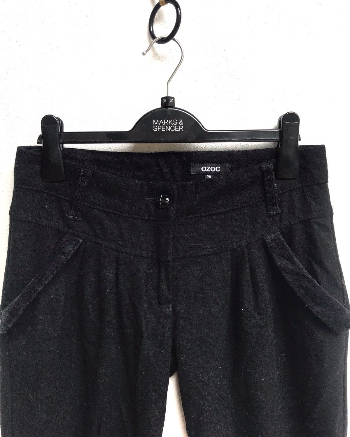 Japanese Brand 🔥Ozoc Brand Black Casual Track Pants Size US 28 / EU 44 - 4 Thumbnail