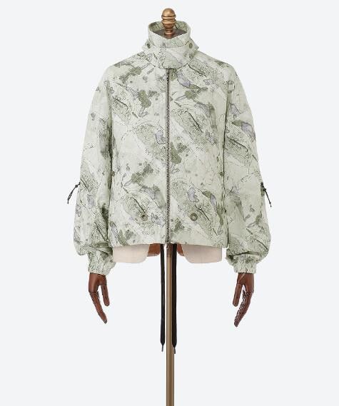 Julius BNWT AW21 NILOS "AZMTH" MAP PRINT PARKA COAT 2 Size US M / EU 48-50 / 2 - 12 Thumbnail
