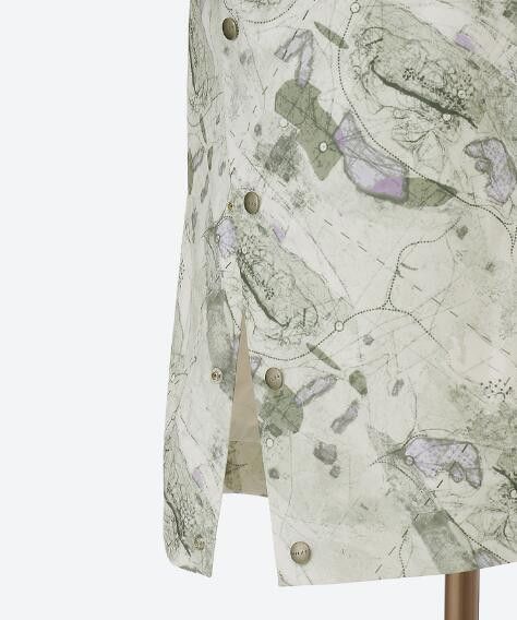 Julius BNWT AW21 NILOS "AZMTH" MAP PRINT PARKA COAT 2 Size US M / EU 48-50 / 2 - 22 Thumbnail