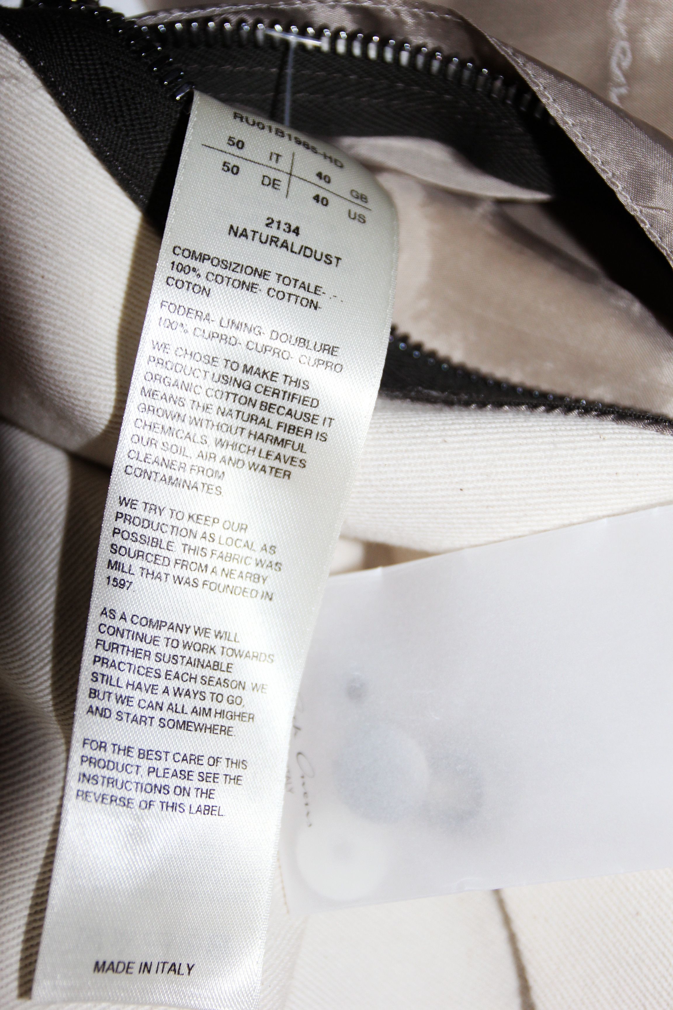 Rick Owens BNWT SS22 RICK OWENS "FOGACHINE" PETER SNAP BUTTON COAT 50 Size US M / EU 48-50 / 2 - 9 Thumbnail