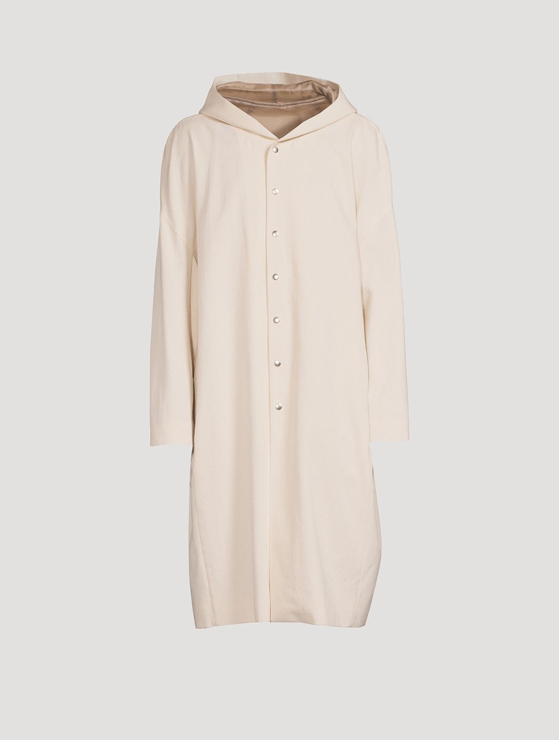 Rick Owens BNWT SS22 RICK OWENS "FOGACHINE" PETER SNAP BUTTON COAT 50 Size US M / EU 48-50 / 2 - 10 Thumbnail