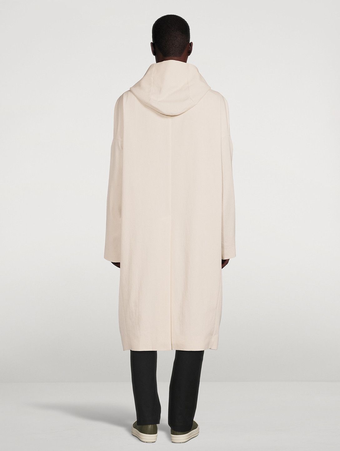 Rick Owens BNWT SS22 RICK OWENS "FOGACHINE" PETER SNAP BUTTON COAT 50 Size US M / EU 48-50 / 2 - 11 Thumbnail