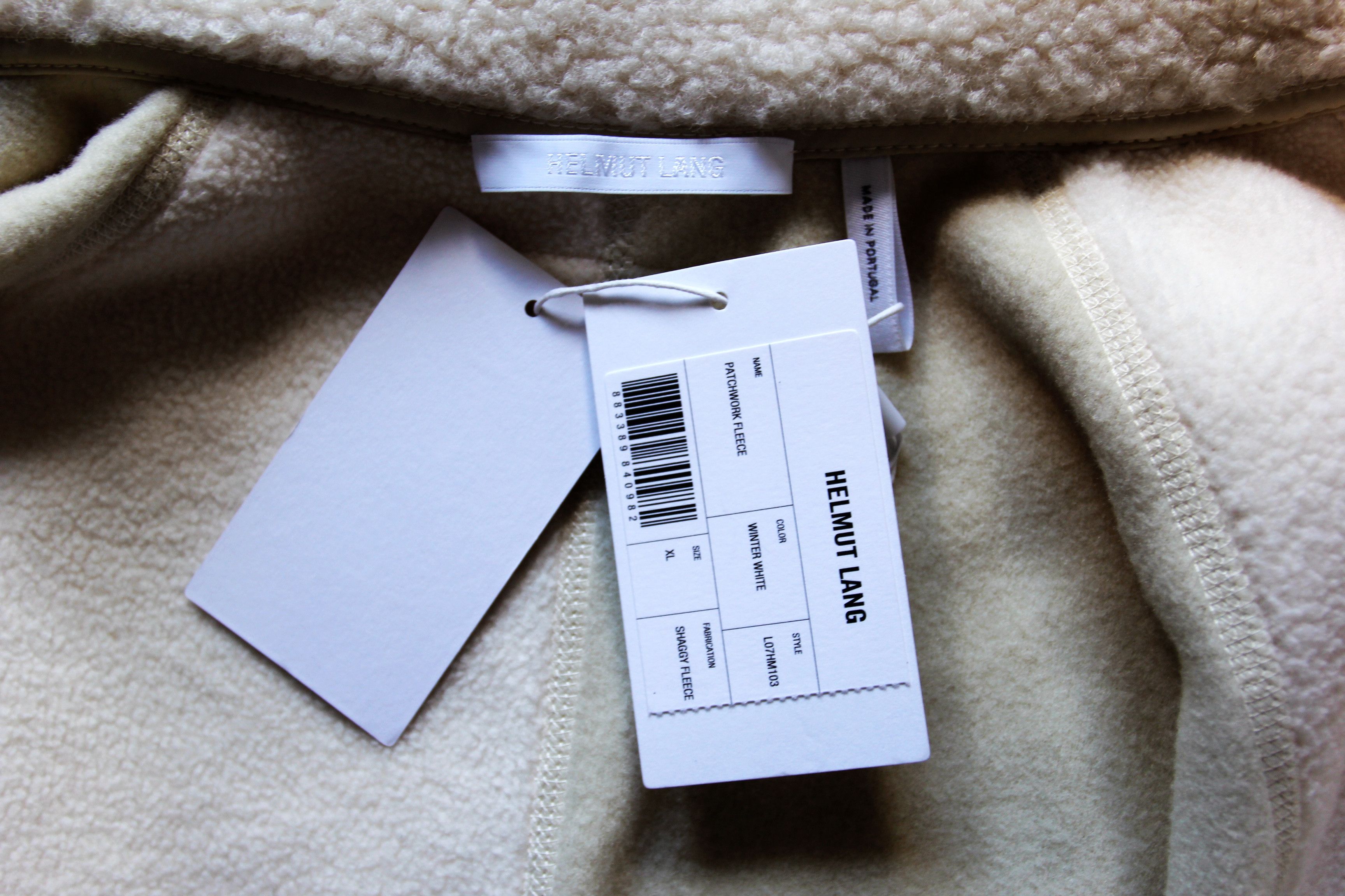 Helmut Lang BNWT AW21 HELMUT LANG PATHWORK FLEECE JACKET XL Size US XL / EU 56 / 4 - 8 Thumbnail
