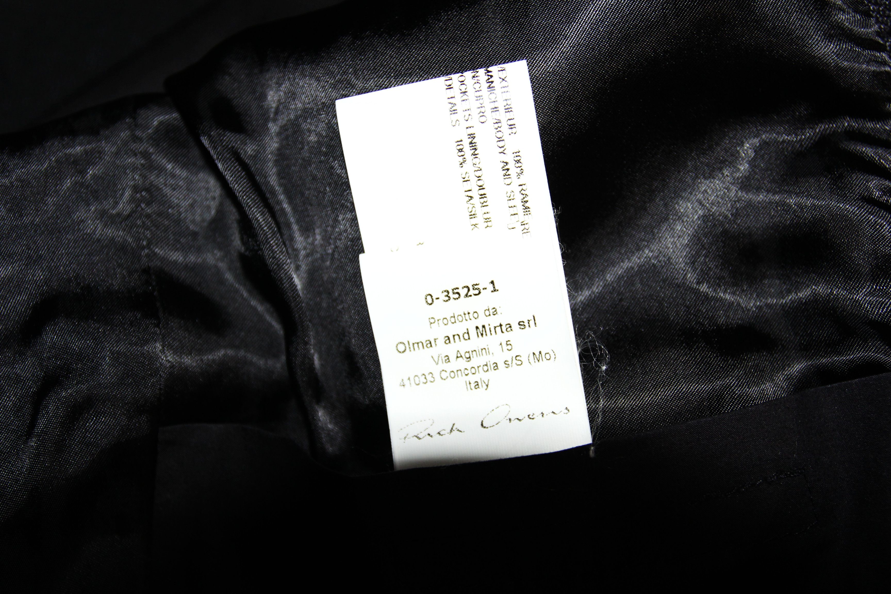 Rick Owens AW13 RICK OWENS "PLINTH" OVERCOAT 50 Size US M / EU 48-50 / 2 - 11 Thumbnail