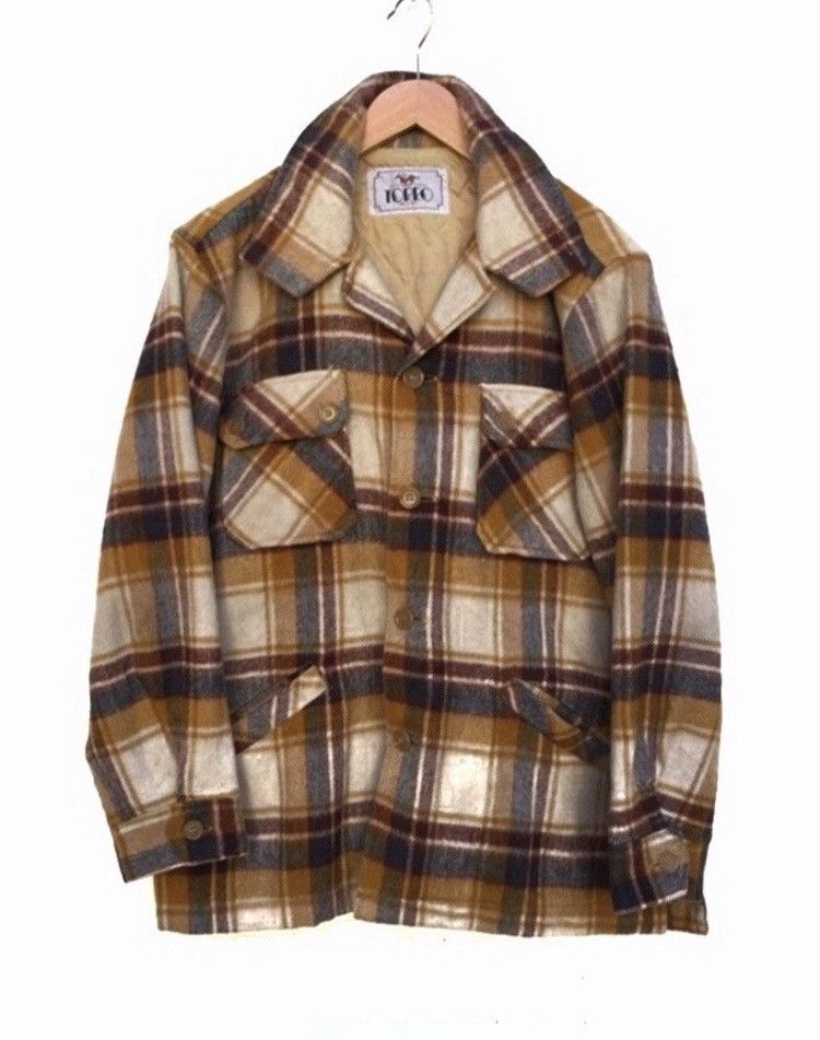 Japanese Brand 🔥Topeo Wool Check Jacket Size US L / EU 52-54 / 3 - 1 Thumbnail